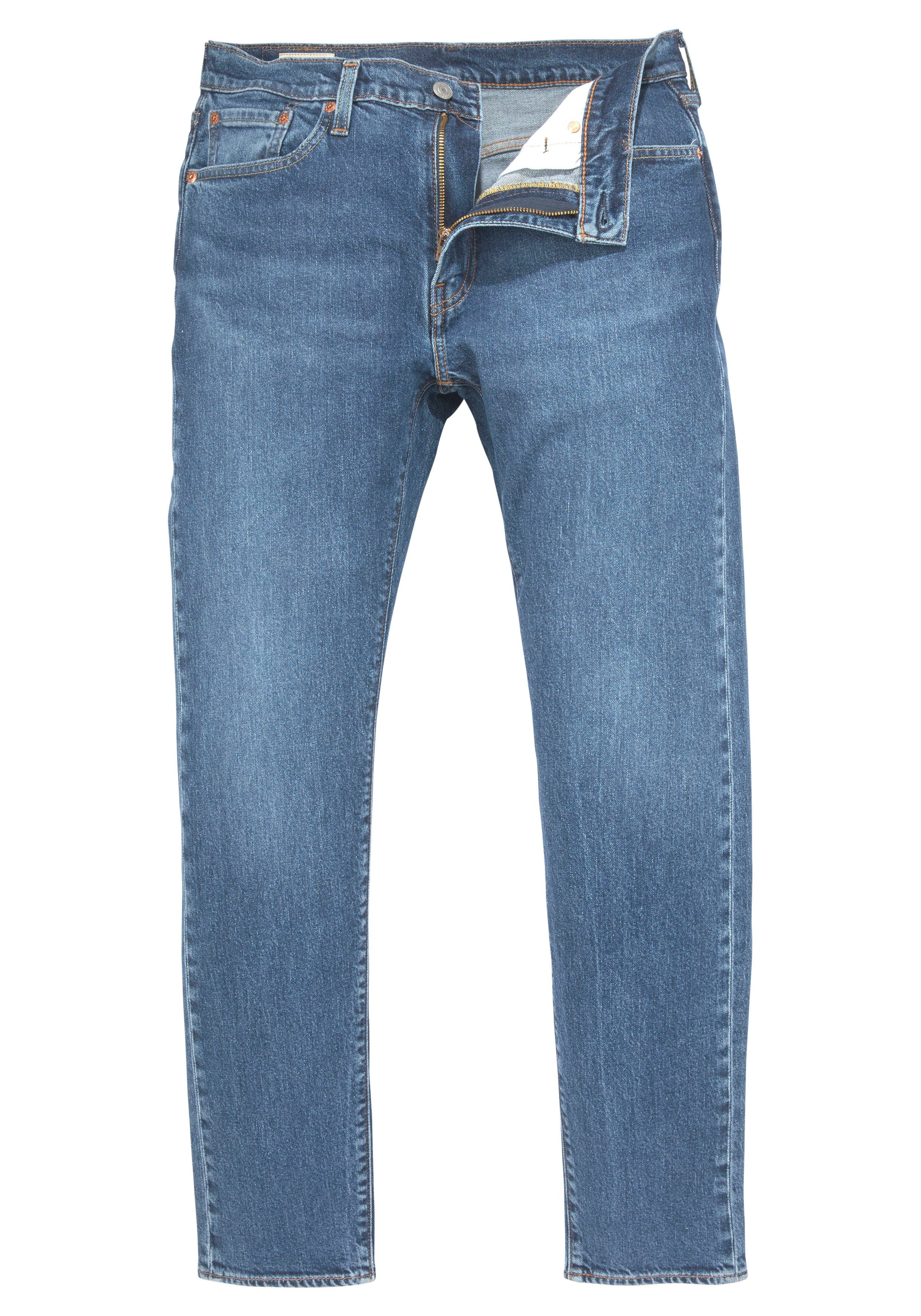mit INDIGO MEDIUM Fit Tapered-fit-Jeans Slim Taper Markenlabel Levi's® 512