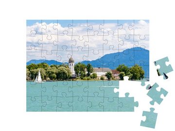 puzzleYOU Puzzle Fraueninsel, Chiemsee, Bayern, Deutschland, 48 Puzzleteile, puzzleYOU-Kollektionen Burgen, Chiemsee