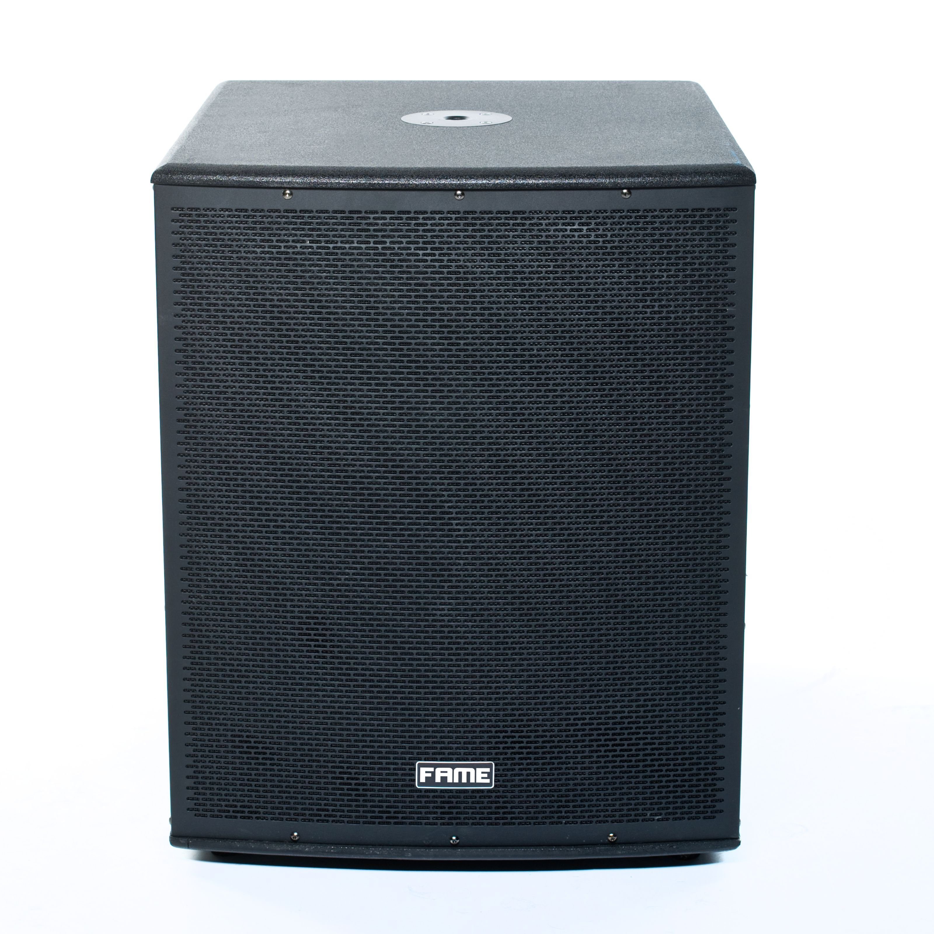 FAME Subwoofer (Aktiver Subwoofer, 18" Subwoofer, Class D Endstufe)