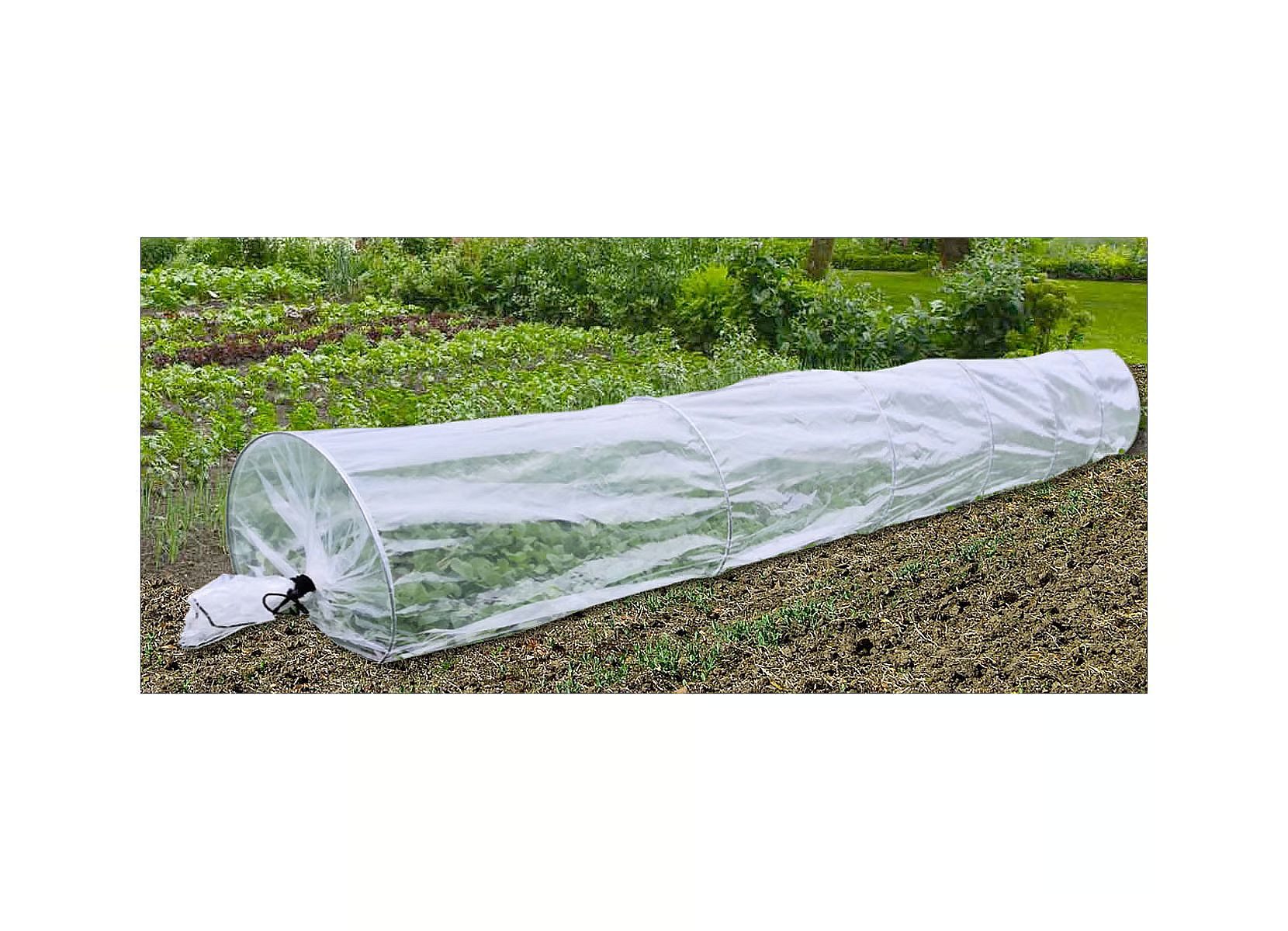 sesua Pflanztunnel Frühbeet Schutztunnel Pflanztunnel Folientunnel (500x60cm)