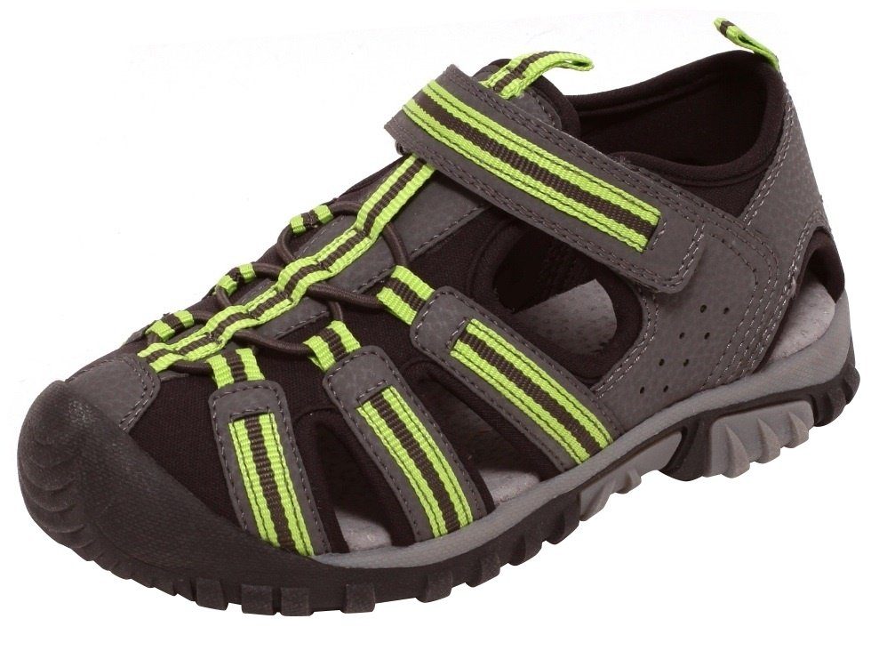 Zapato Outdoorsandale Kinder Sport Outdoor Sandalen Sommersandalen Schuhe  Klettverschluss grau grün