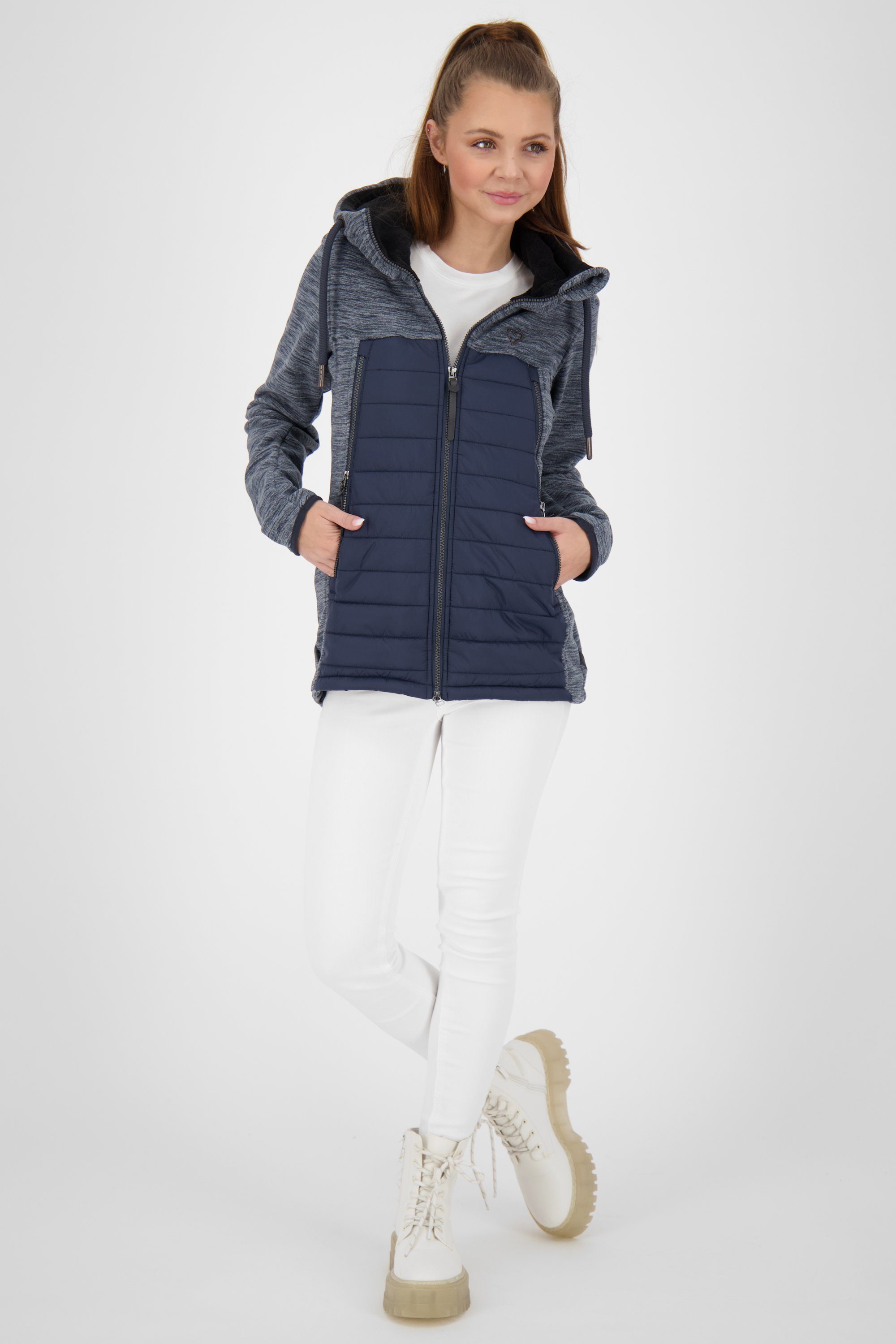 CharlieAK Übergangsjacke Kickin Alife & S Damen Downlook Polarfleece Outdoorjacke