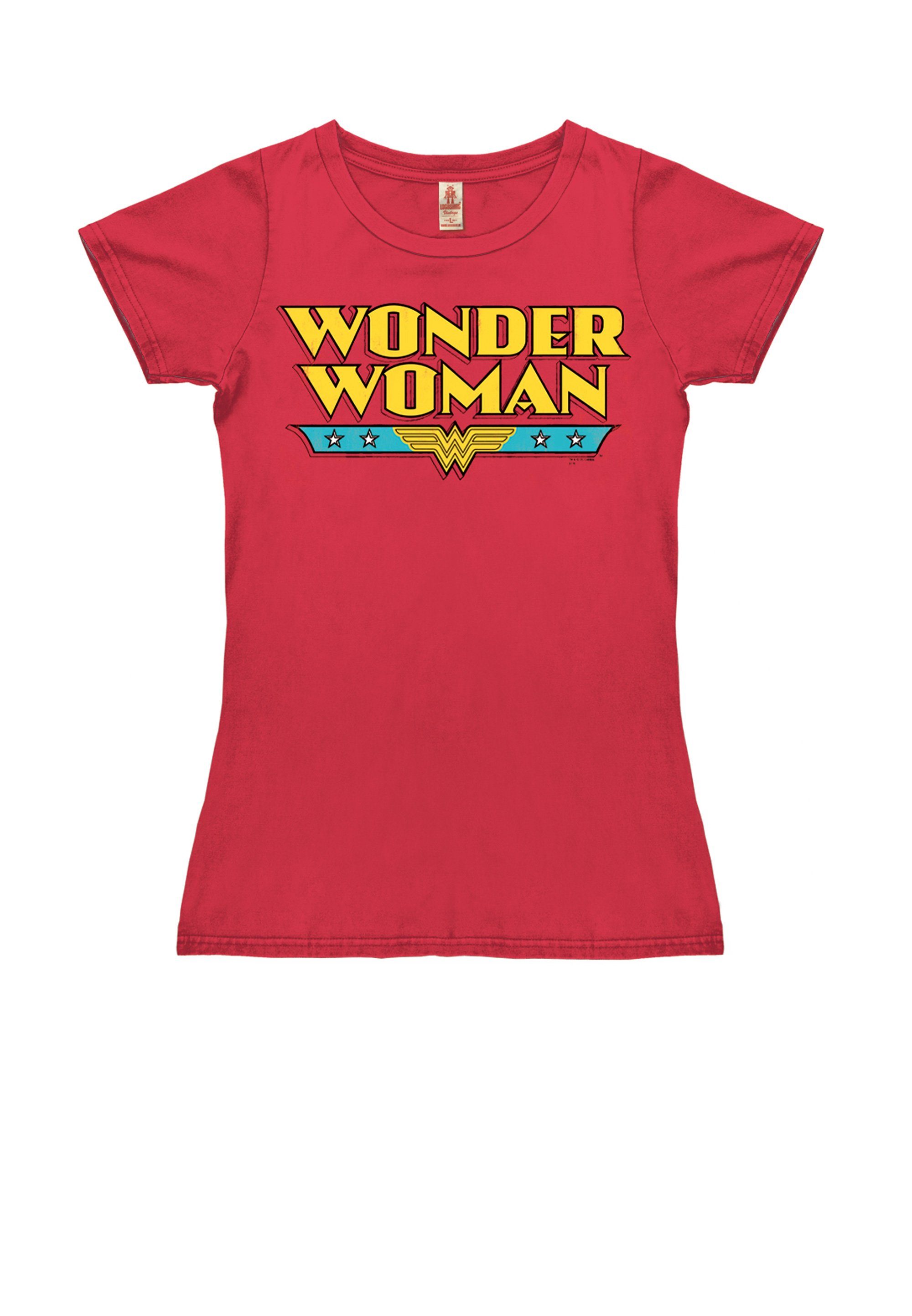 LOGOSHIRT T-Shirt Wonder Vintage-Print lässigem Woman mit