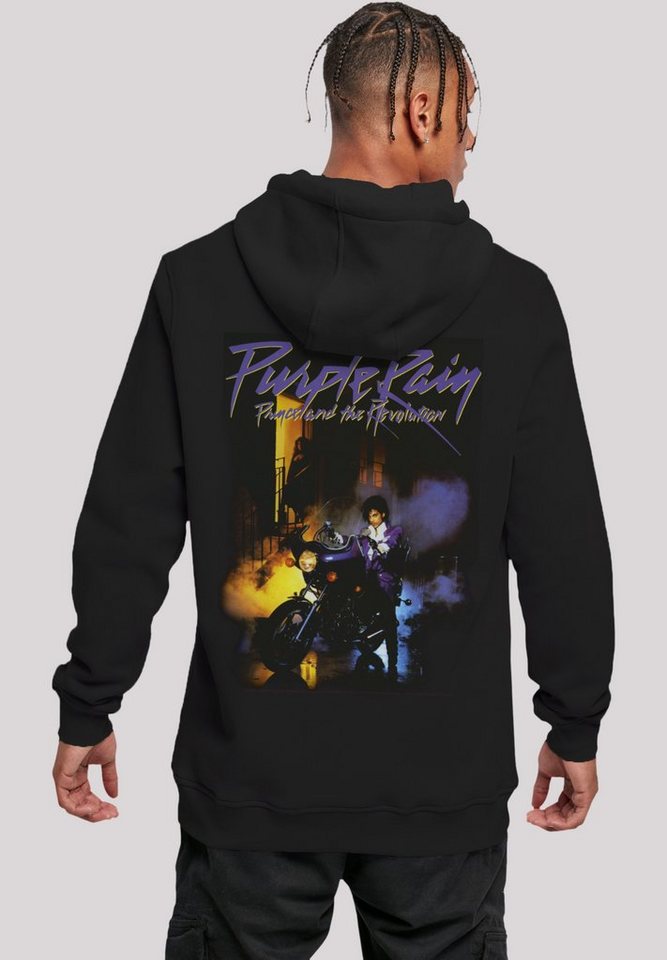 F4NT4STIC Kapuzenpullover Prince Musik Purple Rain Premium Qualität, Rock- Musik, Band, Verstellbare Kapuze und geräumige Kängurutasche