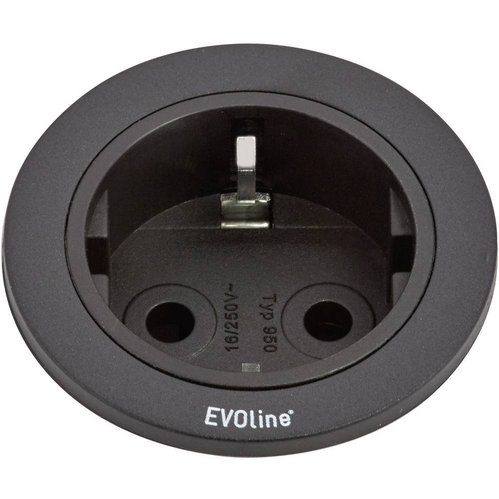Evoline Einbausteckdose 159280000900 Steckdosenleiste, VDE