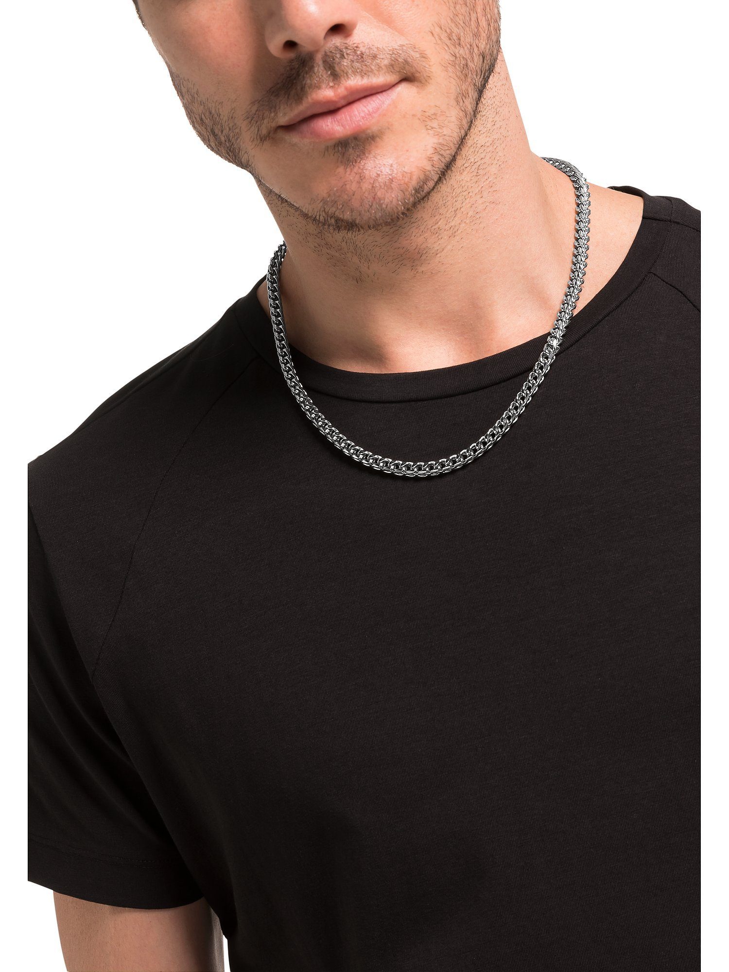 FAVS Collier FAVS Herren-Kette Edelstahl