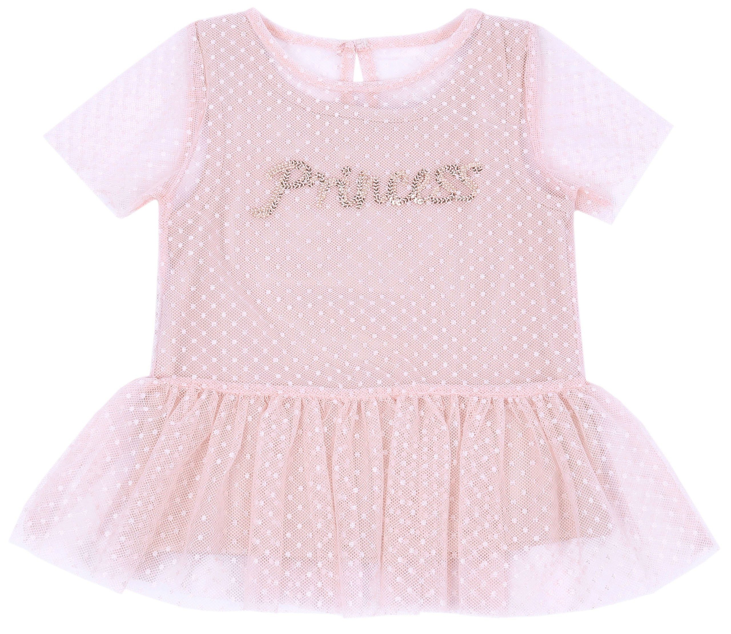 Sarcia.eu Rüschenbluse Pinkes Mädchentunika mit Rüsche 4-5 Jahre