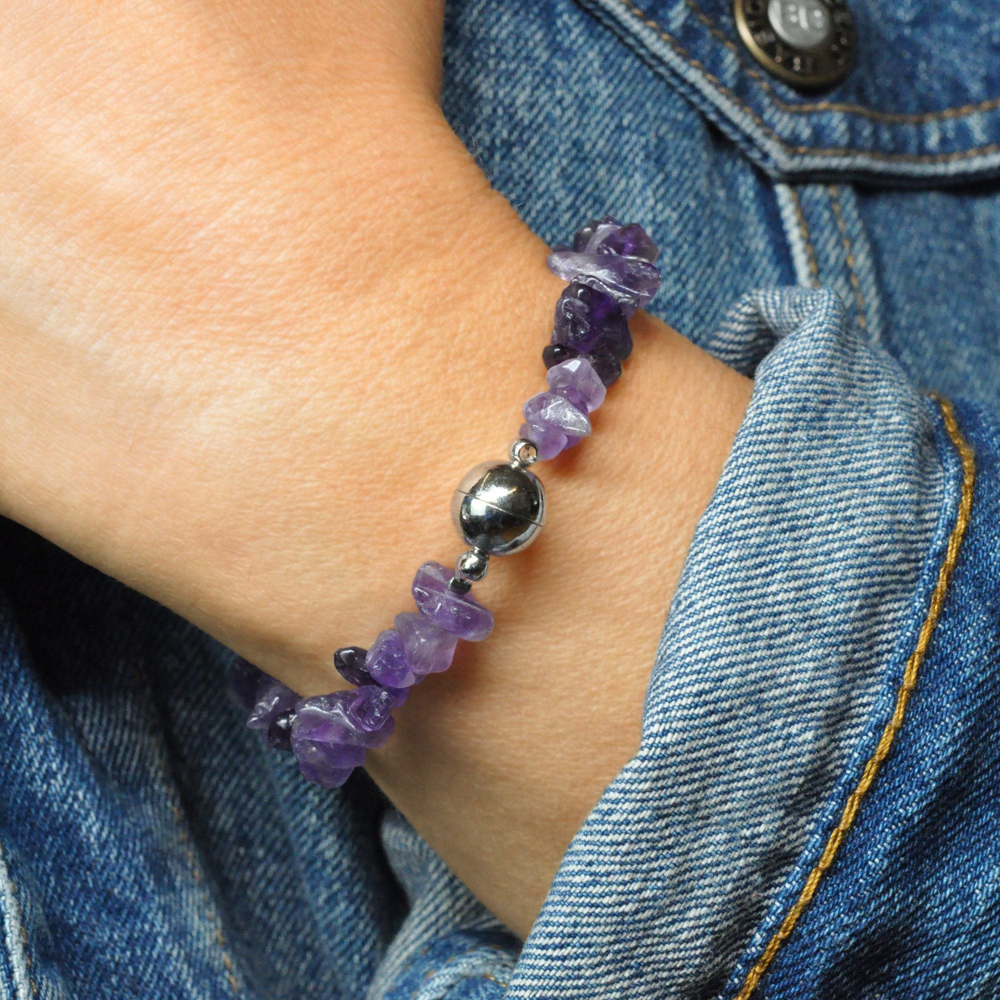Steuer Armband Splitter- Amethyst lila günstig online kaufen