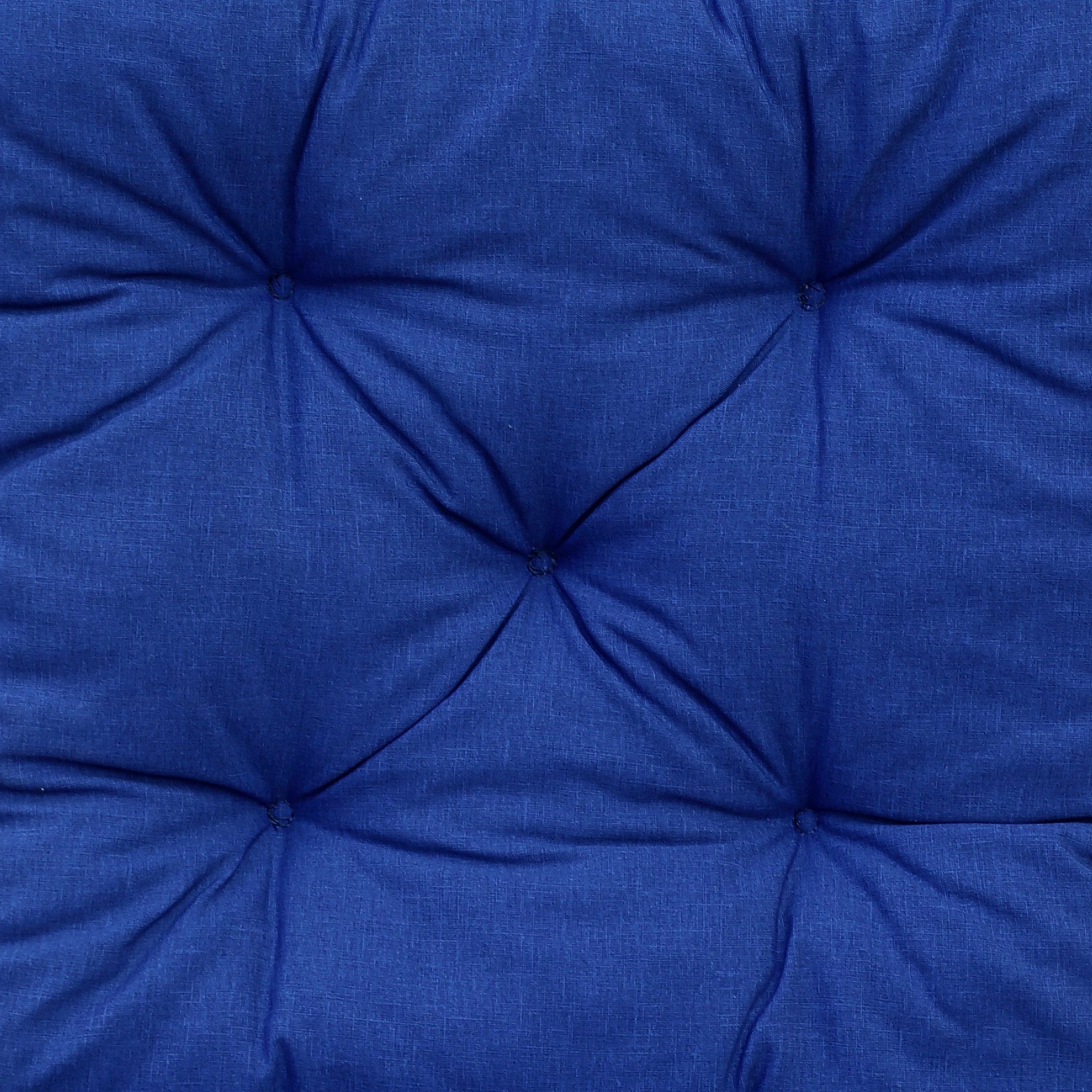 Home Feeling Palettenkissen 120x80cm//120x60cm, Stoff! Rückenteil, UV-beständiger Palettenkissen blau inkl