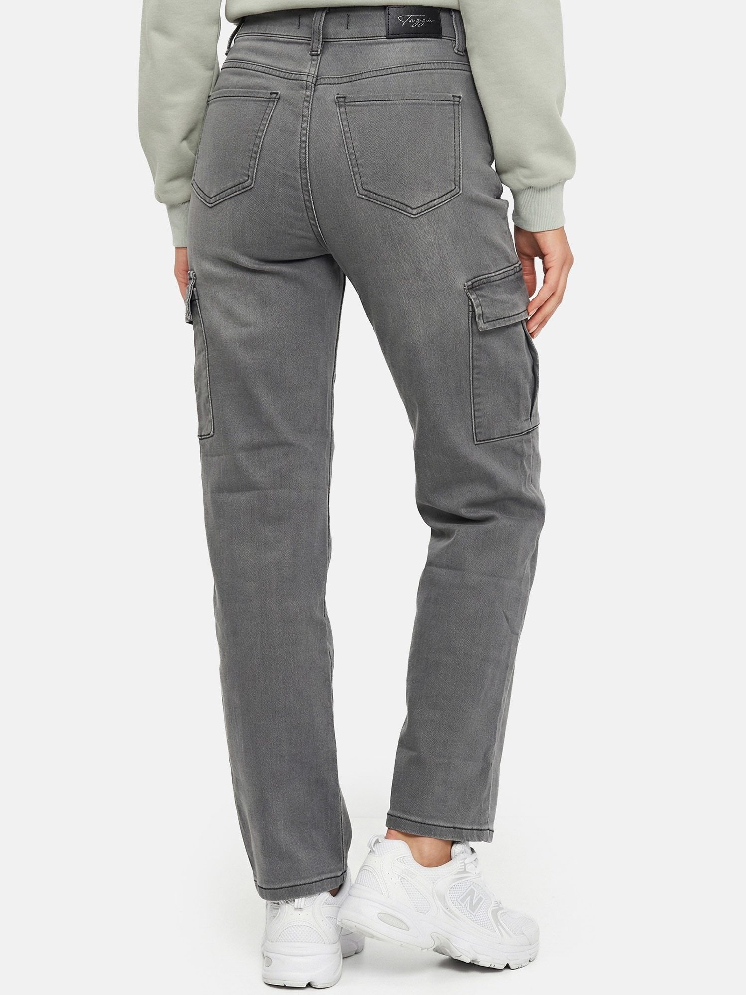 Tazzio Straight-Jeans F143 Cargo Jeans, High Waist, Regular Fit