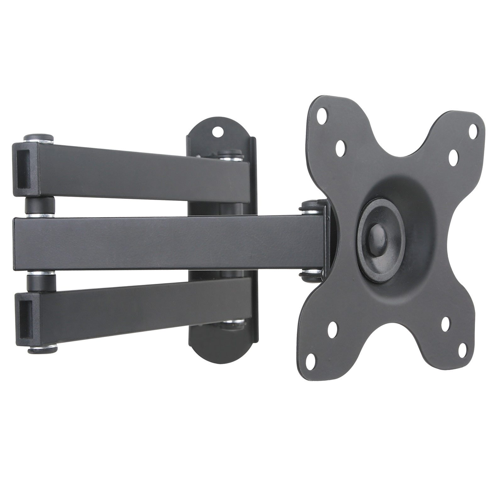 Drall Instruments TV-Wandhalterung S62, (bis 32 Zoll, 1-tlg., Schwarze LCD LED Wandhalterung 19-32 Zoll neigbar schwenkbar VESA 100)