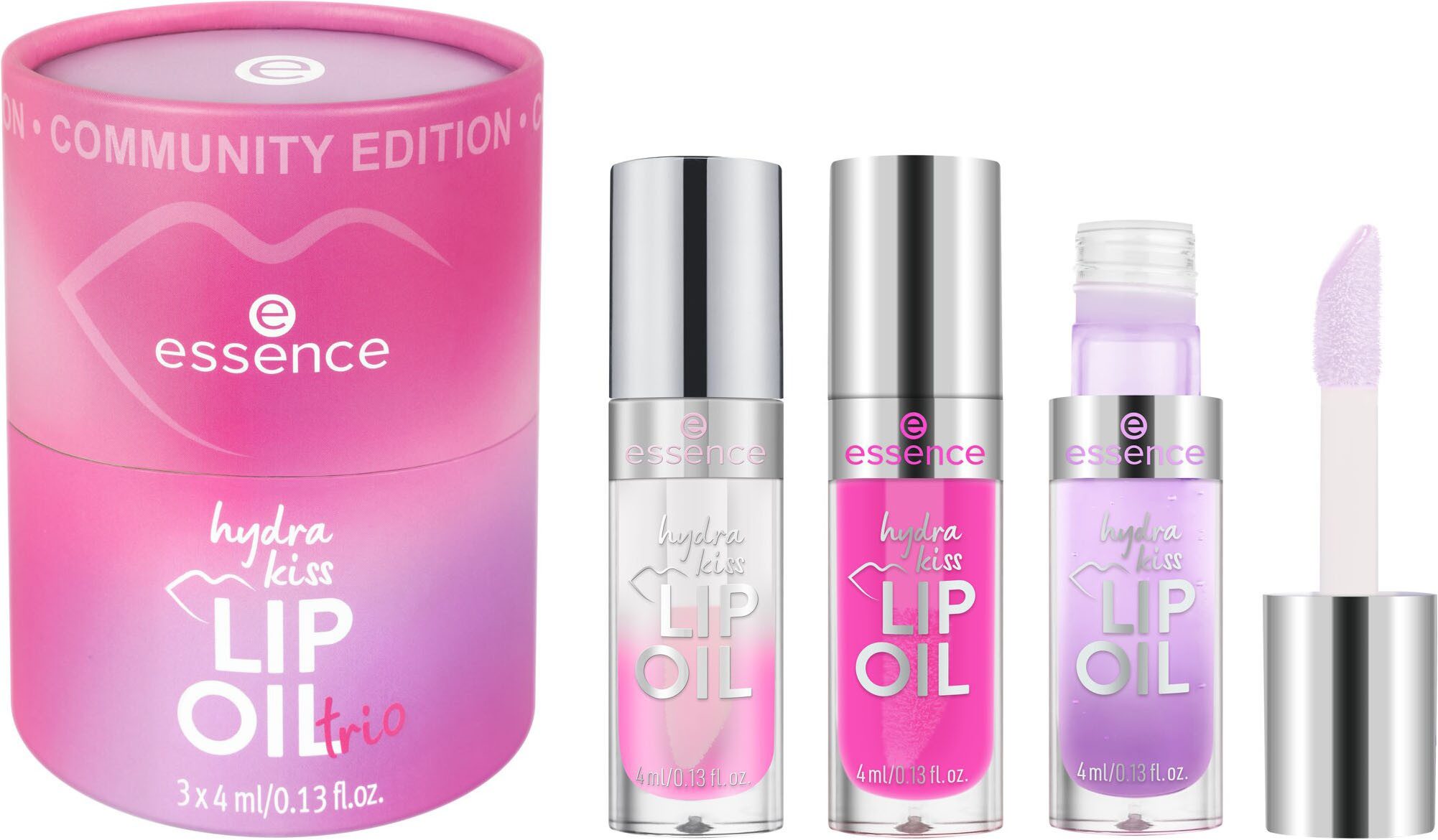 Lippenstift-Set hydra kiss LIP OIL trio