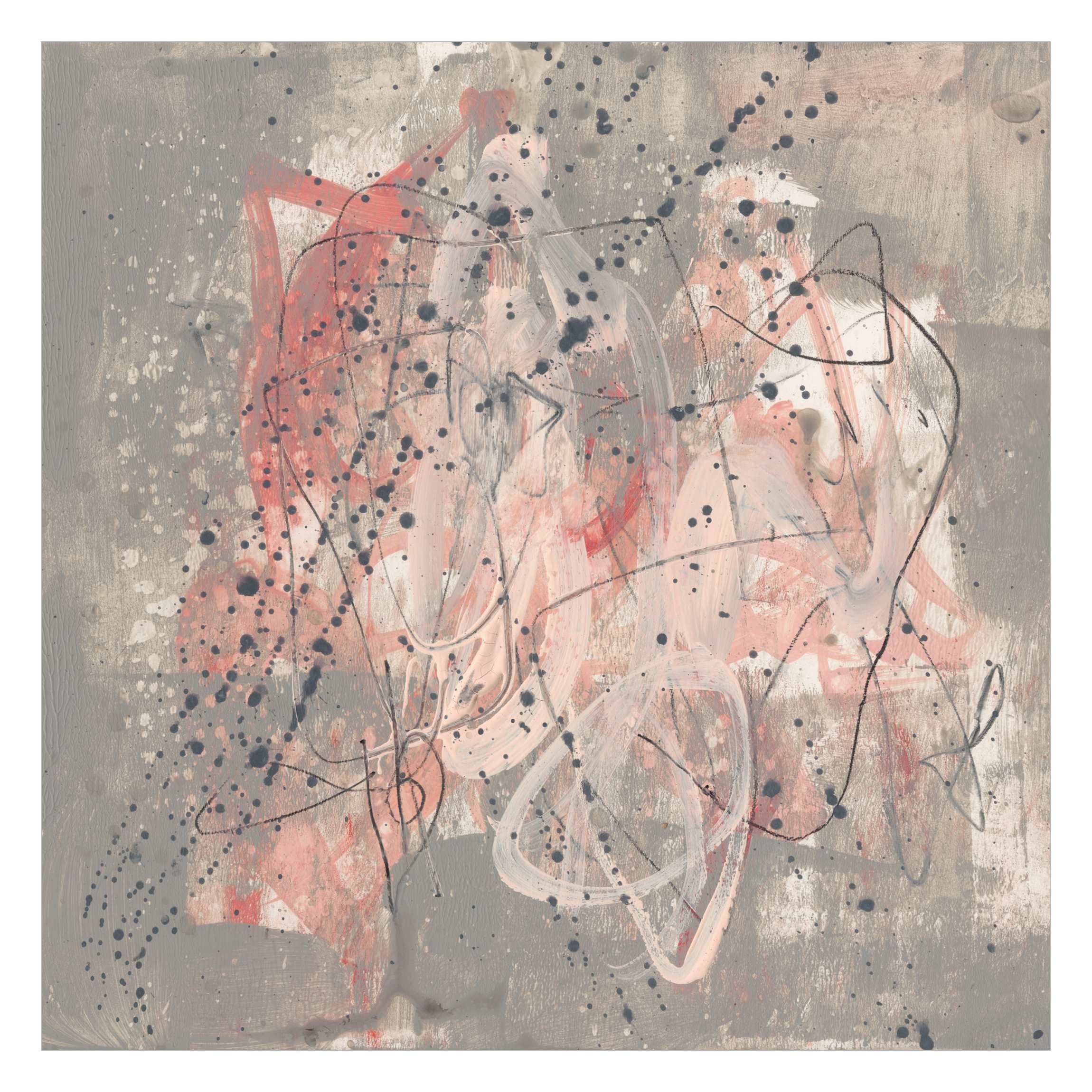 Bilderdepot24 Vliestapete Abstrakt Abstrakt Rosa Grau günstig online kaufen