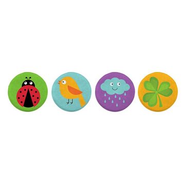 ACHOKA® Balancetrainer Sitzkissen Happy Morning Dots, Für Kita und Kindergarten