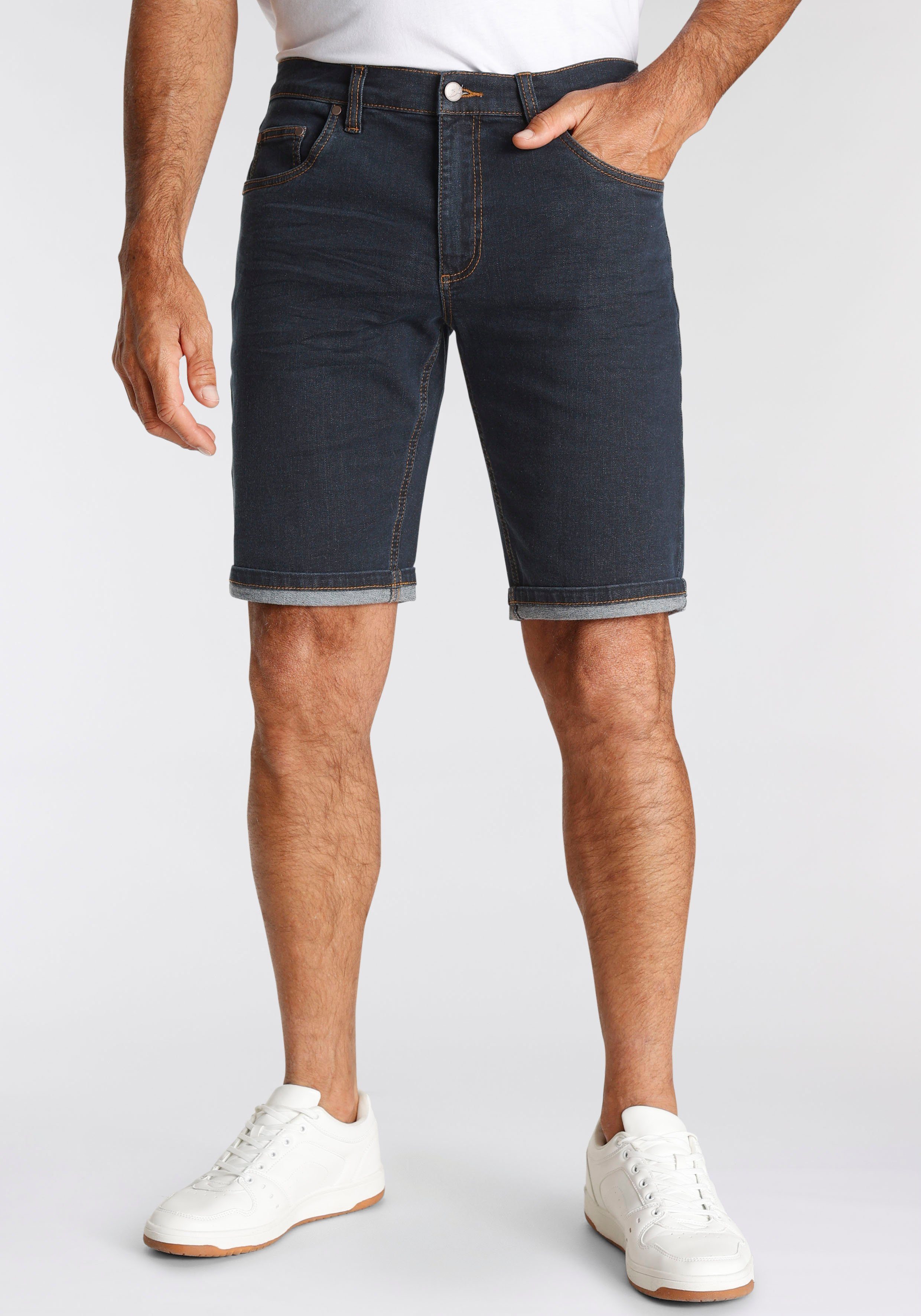 Arizona Jeansshorts Dickere Nähte