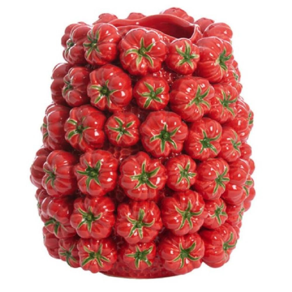 Light & Living Dekovase Vase mit roten Tomaten Tamina (37cm)