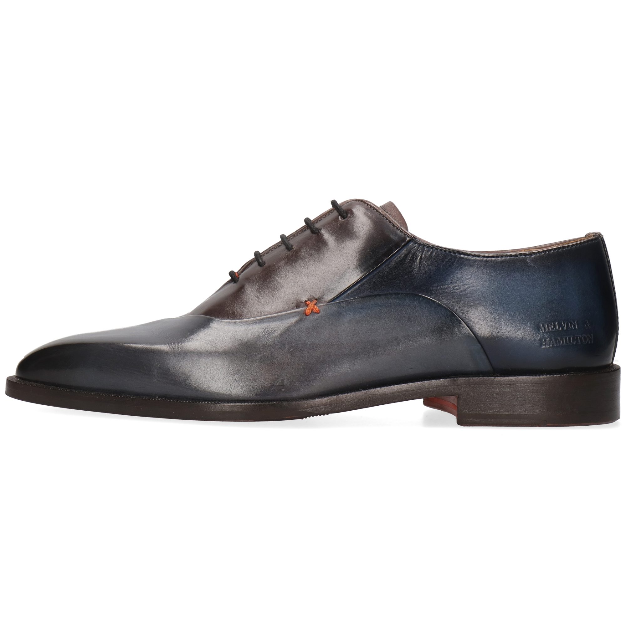Melvin & Hamilton Stefano 6 Leder-Oxford Schuhe für Herren Schnürschuh Flache Absätze, Echtes Leder, Vegetabile Gerbung