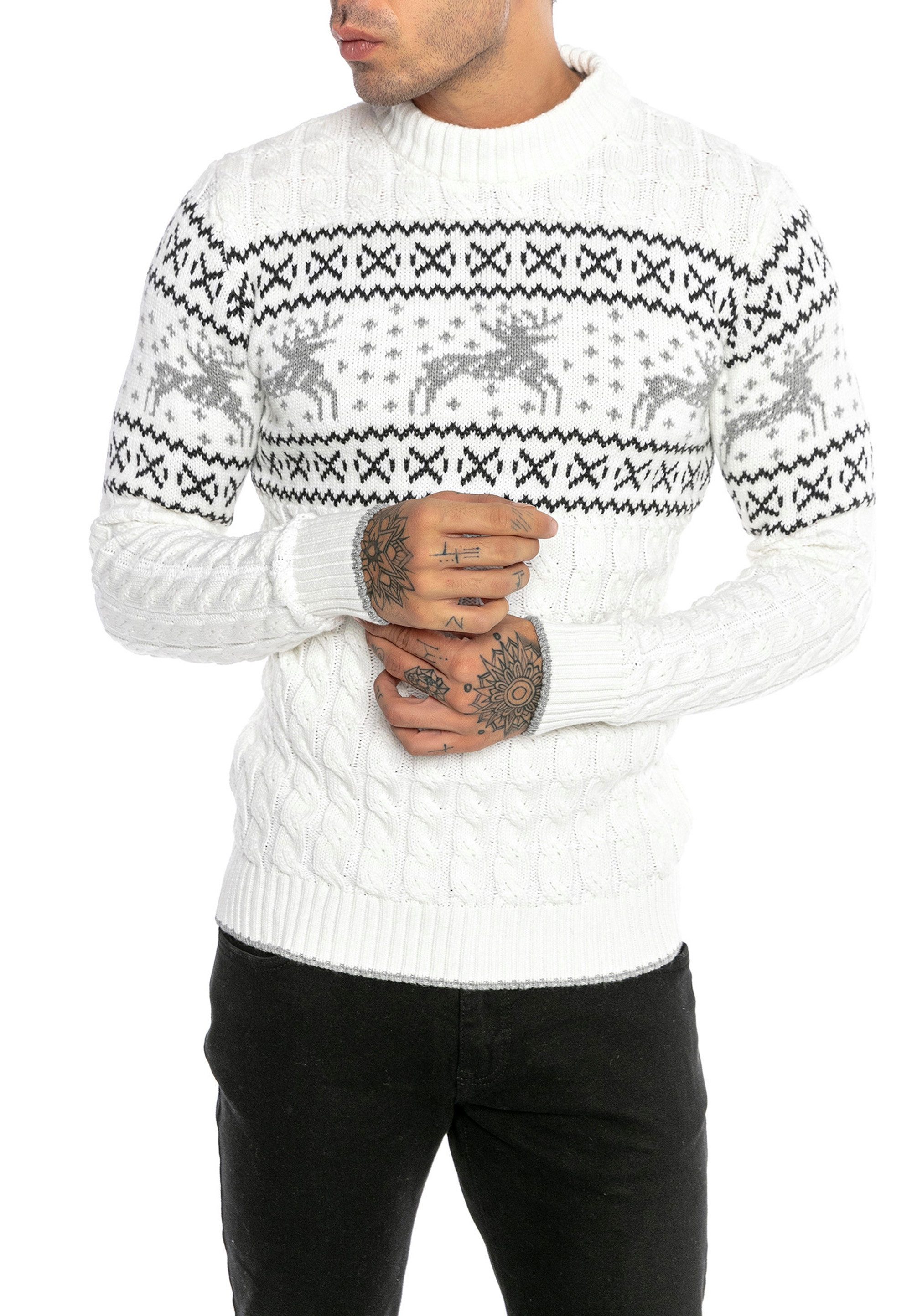 RedBridge Strickpullover mit winterlichem Norwegermuster – Stilvoll und warm Hochwertiges Verarbeitung