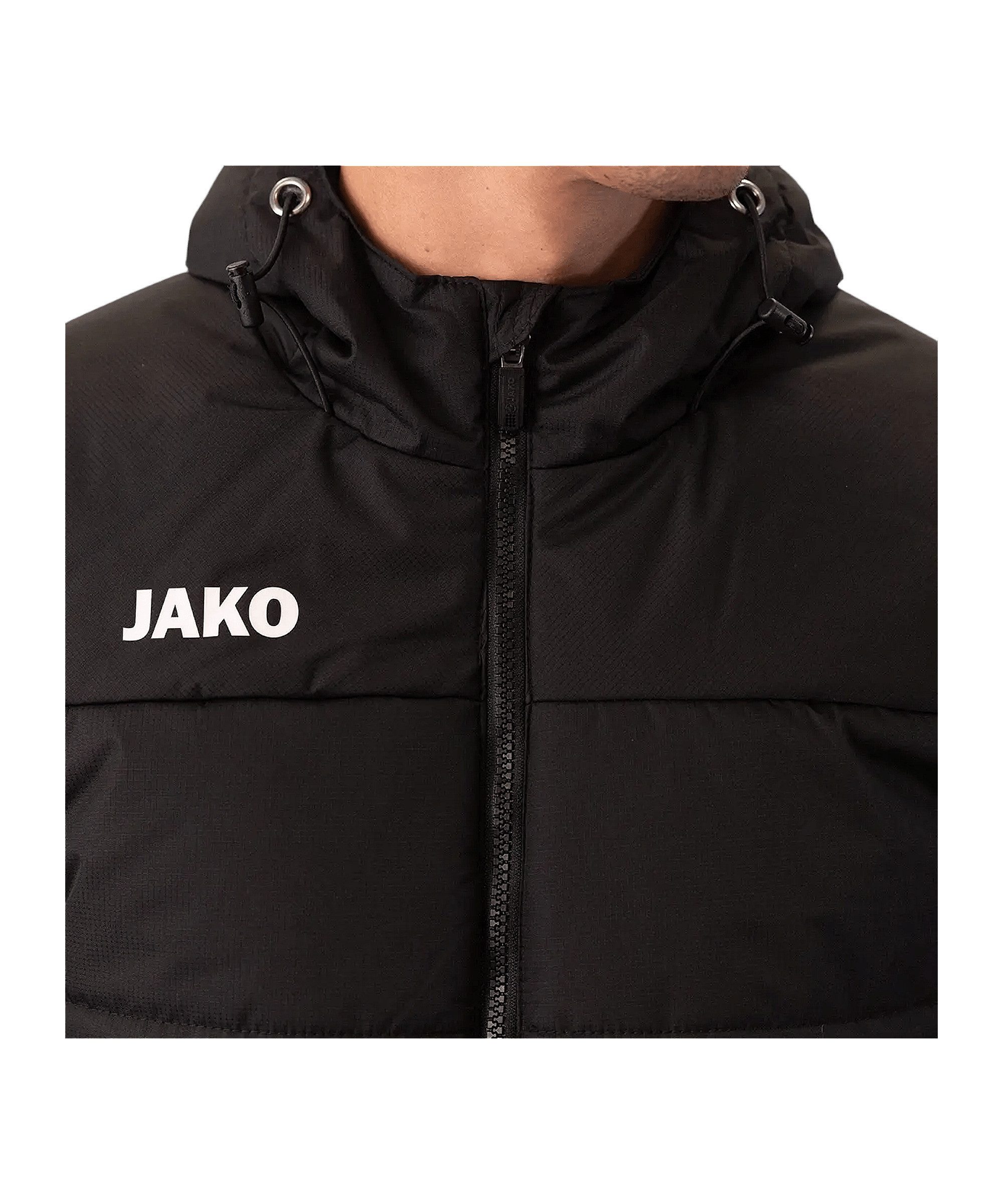 Jako Allwetterjacke Team Coach Kapuzenjacke Kids (1-St) Kapuze – Bild 3 von 5