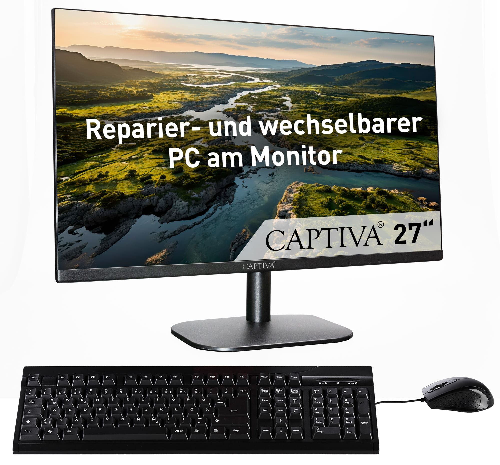 CAPTIVA All-In-One Power Starter I82-303 All-in-One PC (27 Zoll, Intel® Core i7 1260P, -, 16 GB RAM, 500 GB SSD, Luftkühlung)