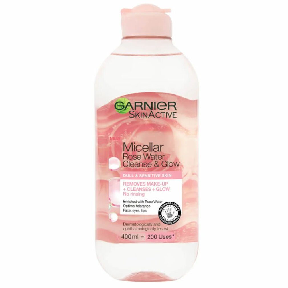 GARNIER Tagescreme SkinActive Micellar Rose Water Cleanse And Glow 400ml