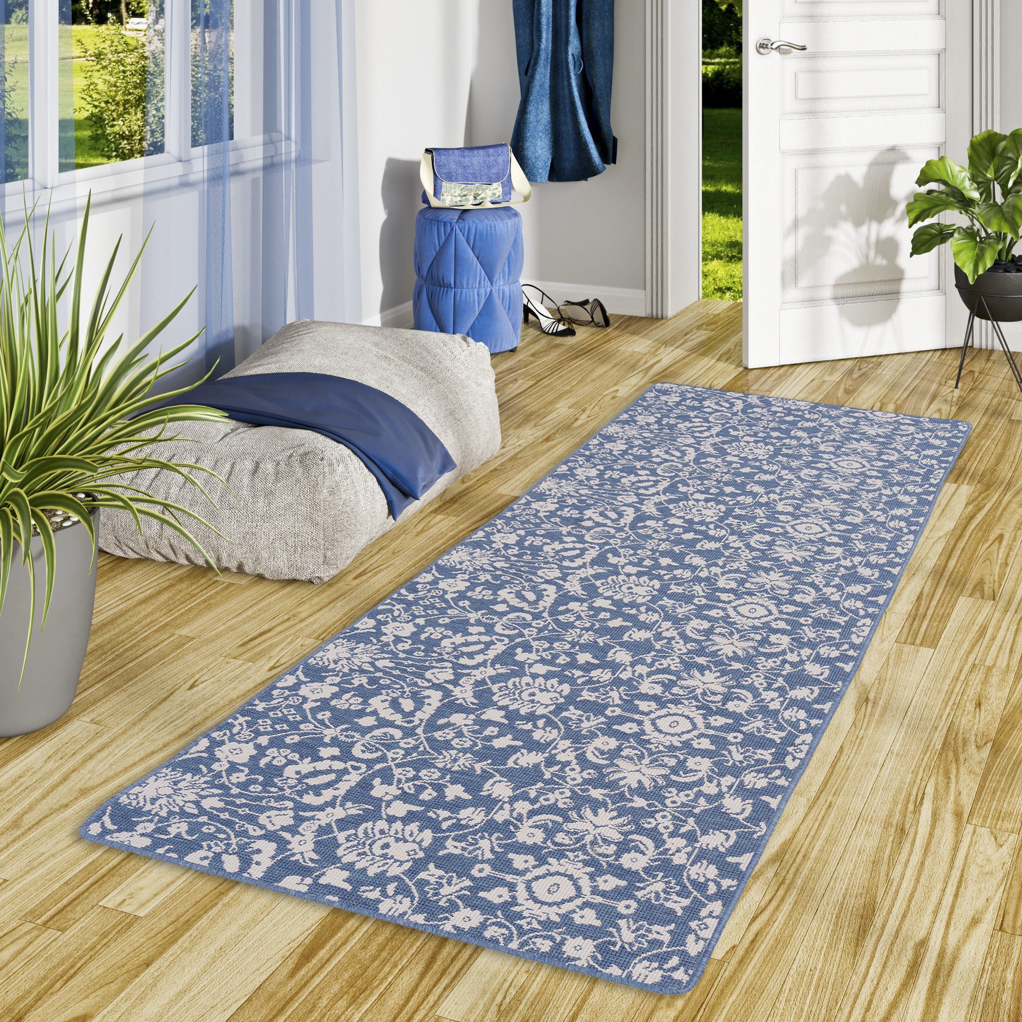 Snapstyle Läufer In- und Outdoor Teppich Läufer Beidseitig Newport, Rechteckig, Höhe: 3 mm