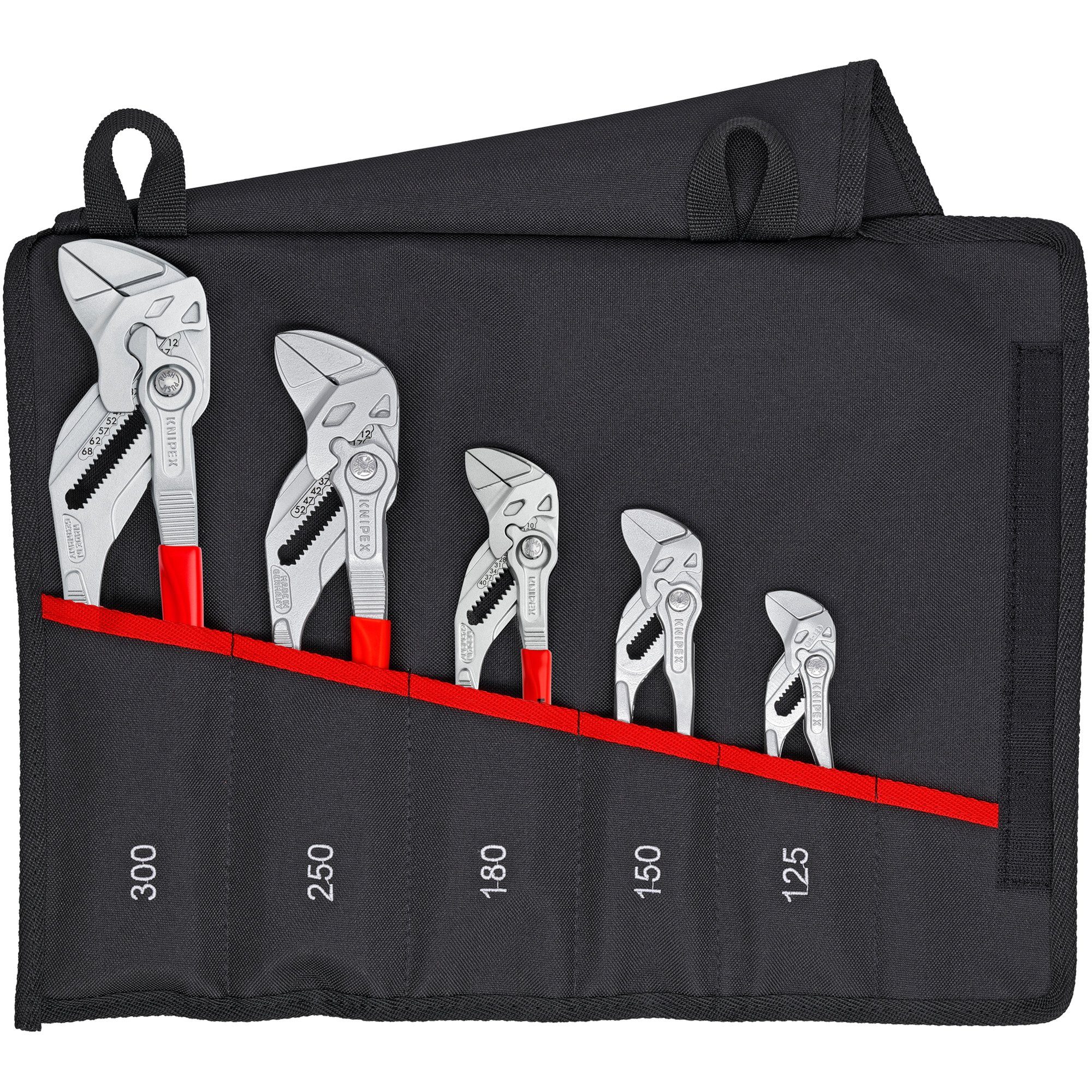 Knipex Zangenset KNIPEX Zangenschlüssel-Set, 5-teilig, Zangen-Set