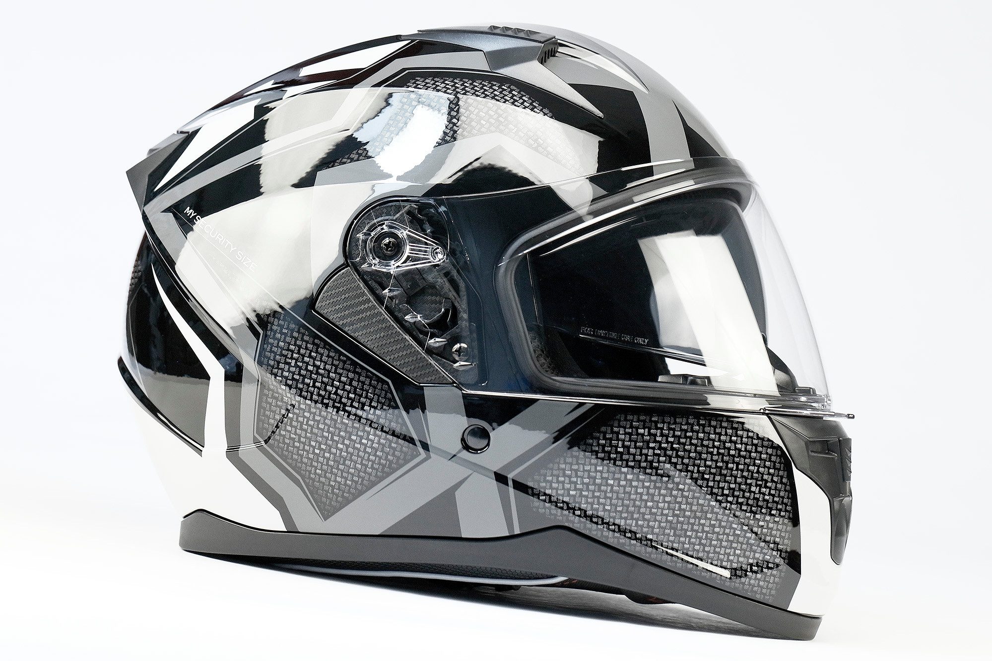 BNO Motorradhelm BNO X6 Integralhelm, mit integrierter Sonnenbrille, ECE R 22-06