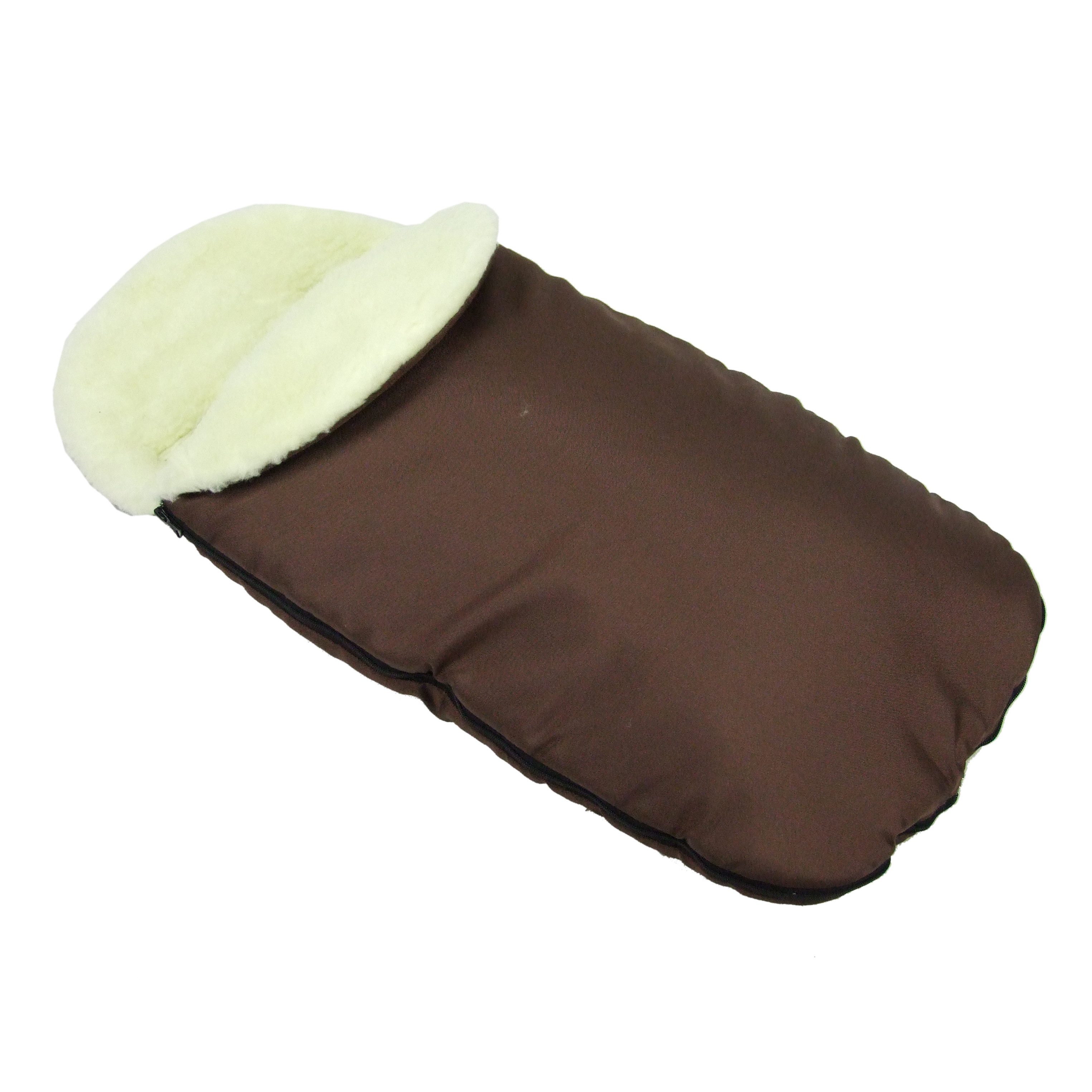 Fußsack Winterfußsack Fußsack für Babyschalen universal mit Lammwolle