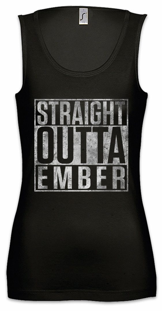 Tanktop Straight Outta Ember Ärmelloses Damen T-Shirt The City Fun Series Of