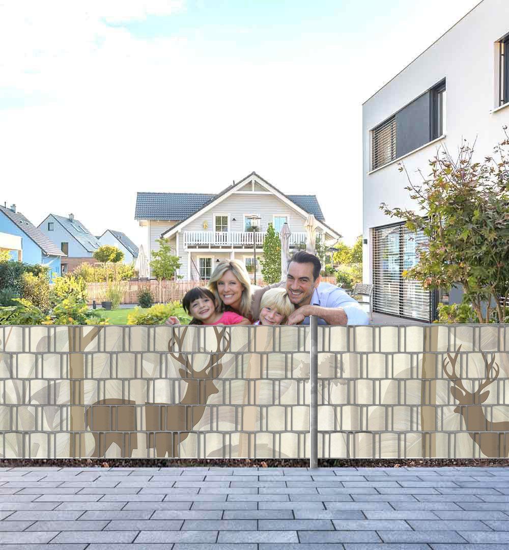 MyMaxxi Sichtschutzstreifen Sichtschutzstreifen Boho Stil Hirsche günstig online kaufen