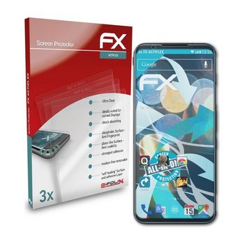 atFoliX Schutzfolie Displayschutzfolie für Nubia Red Magic 5G, (3 Folien), Ultraklar und flexibel
