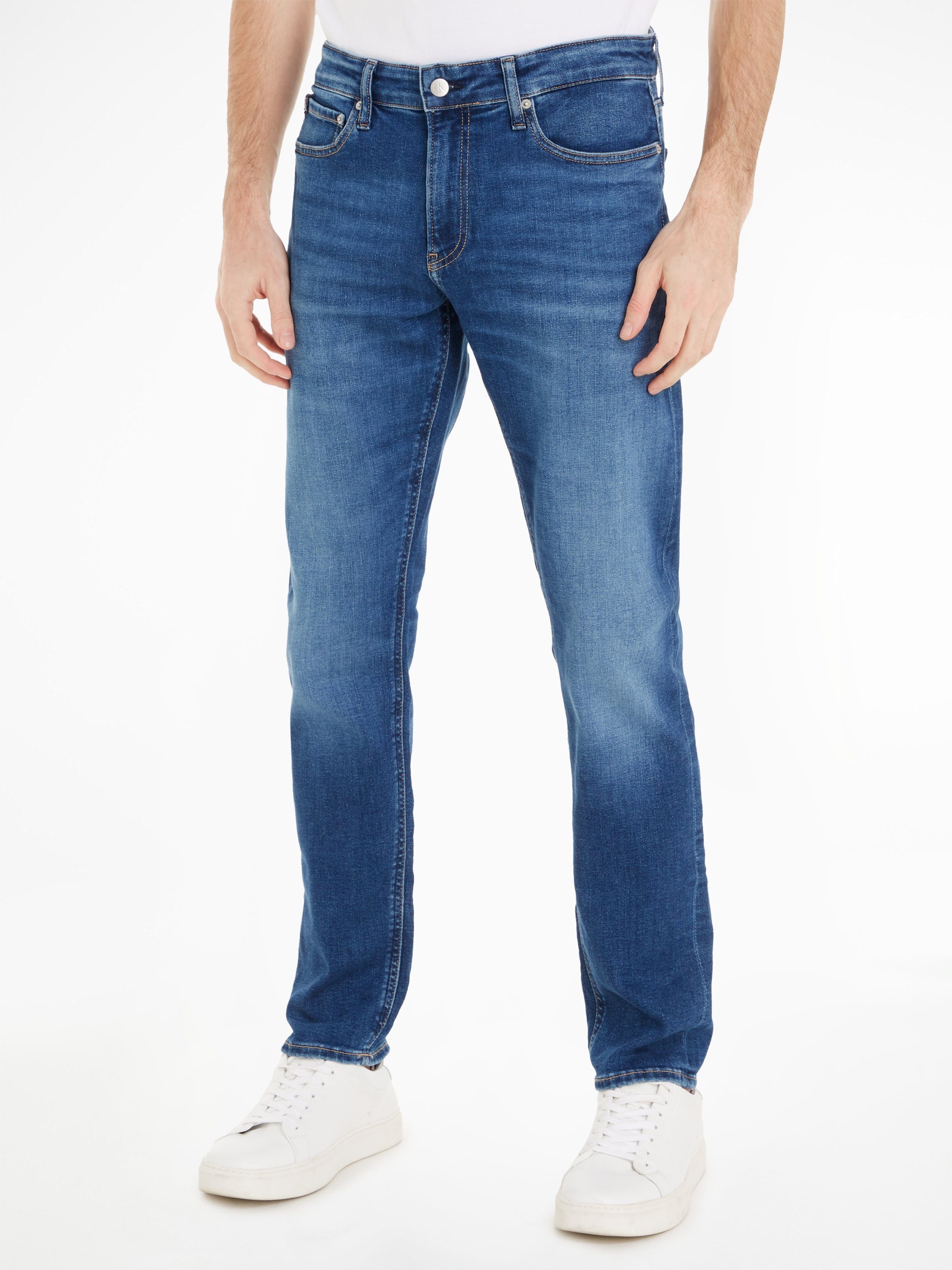 Dark Denim Jeans Slim-fit-Jeans Calvin NOS Klein JeansSLIM