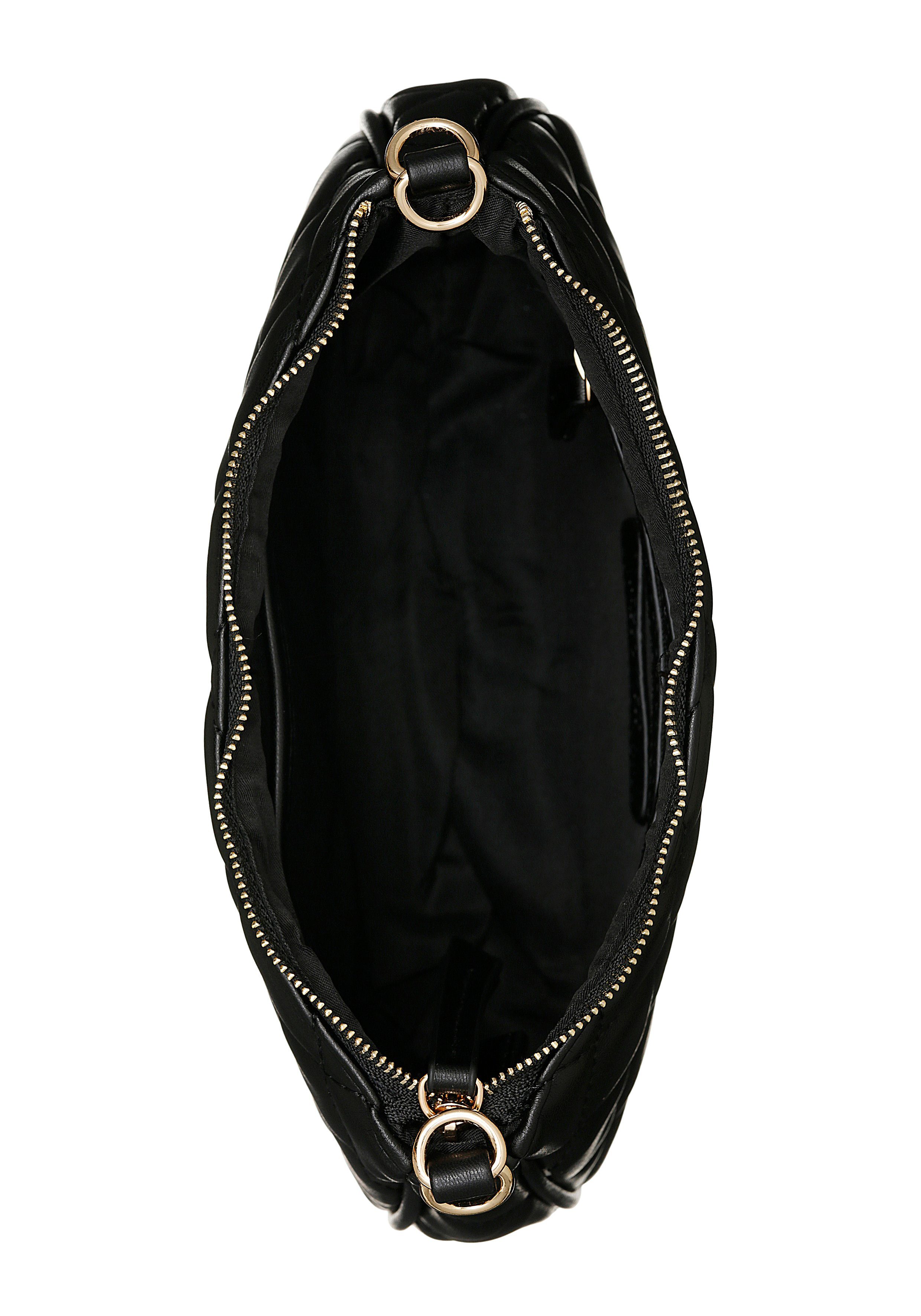Kettenhenkel mit trendigem schwarz und VALENTINO BAGS Details OCARINA, Umhängetasche goldfarbenen