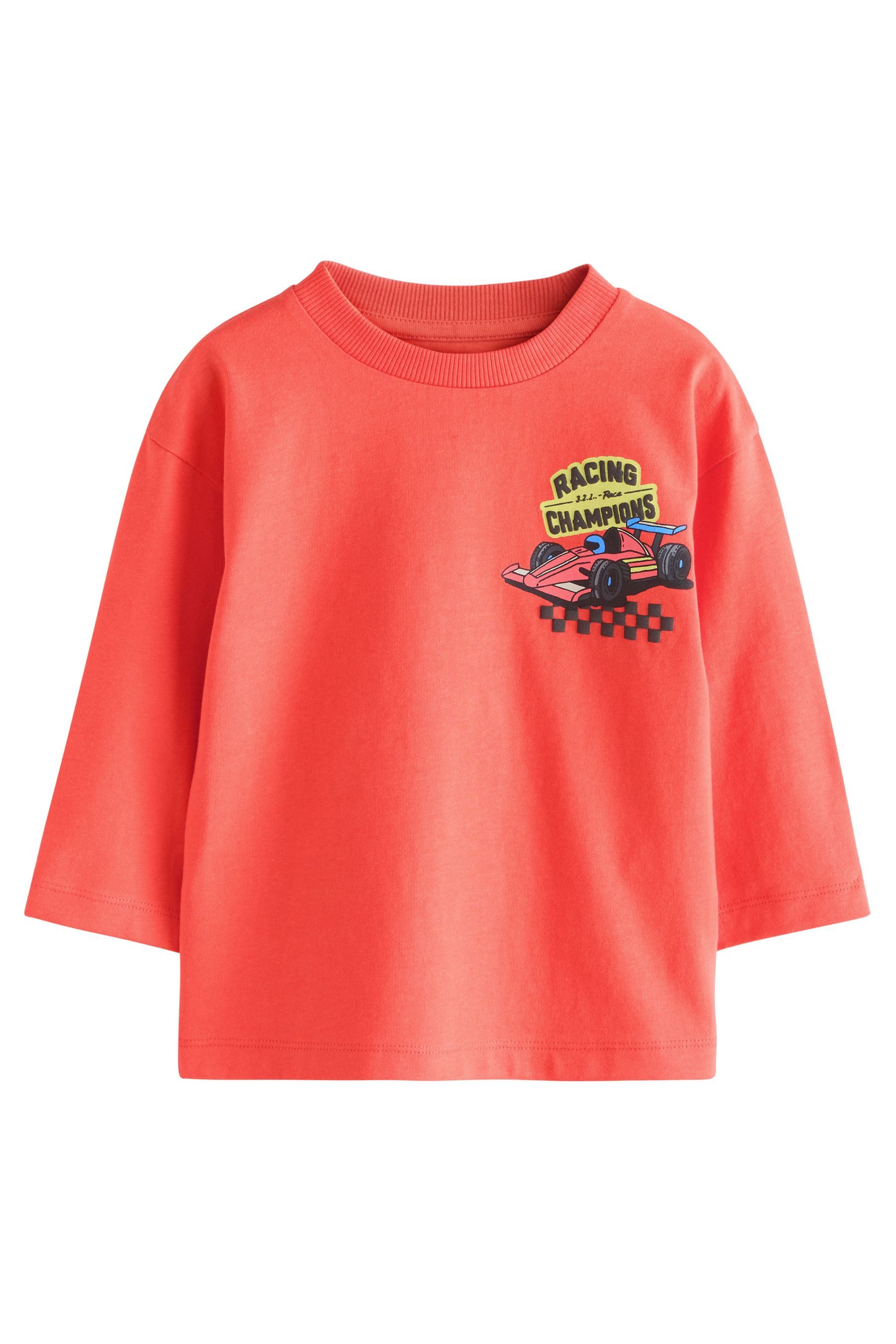 Next Langarmshirt Langärmeliges Shirt mit Rückengrafik (1-tlg)