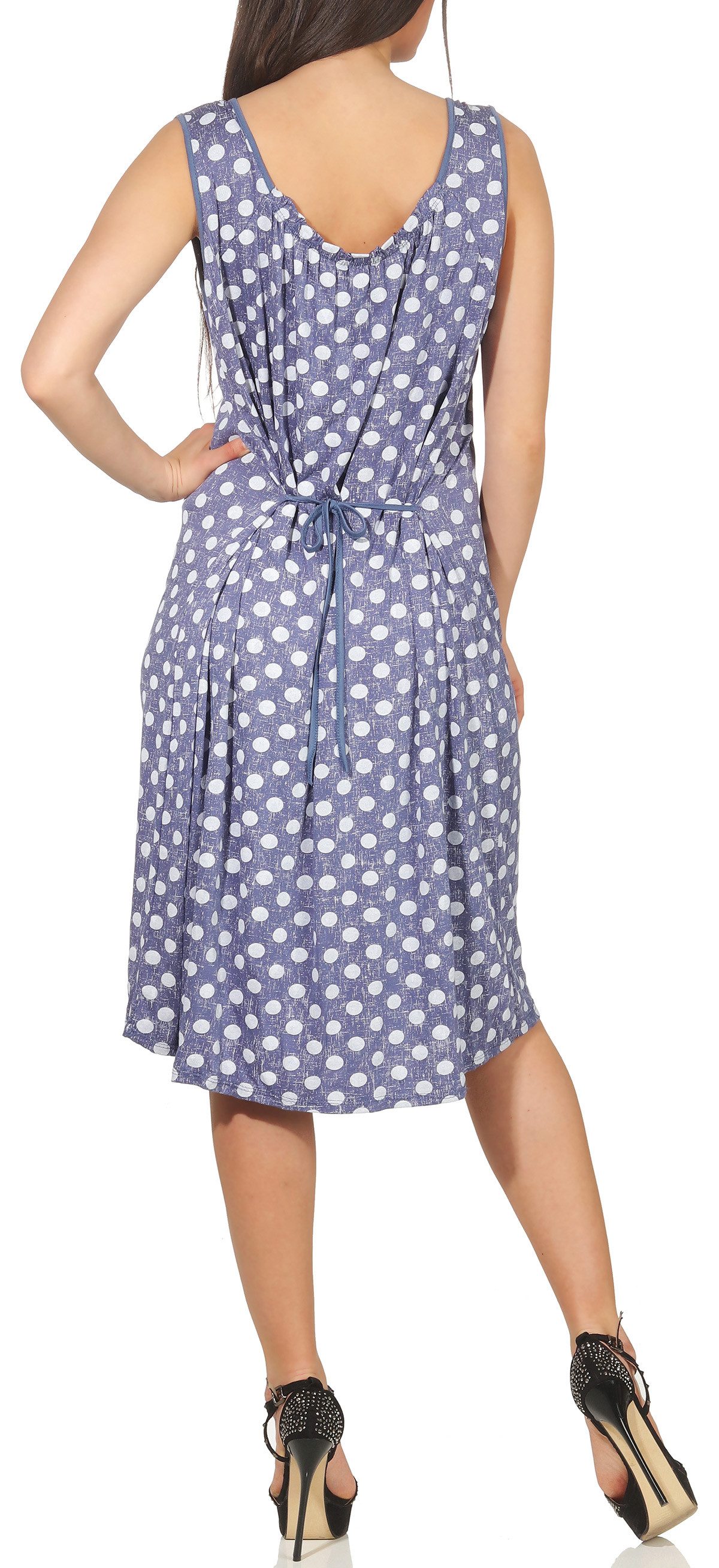 simaranda Sommerkleid 32 Sommerkleid Strandkleid Maxikleid mit Print – Bild 3 von 4