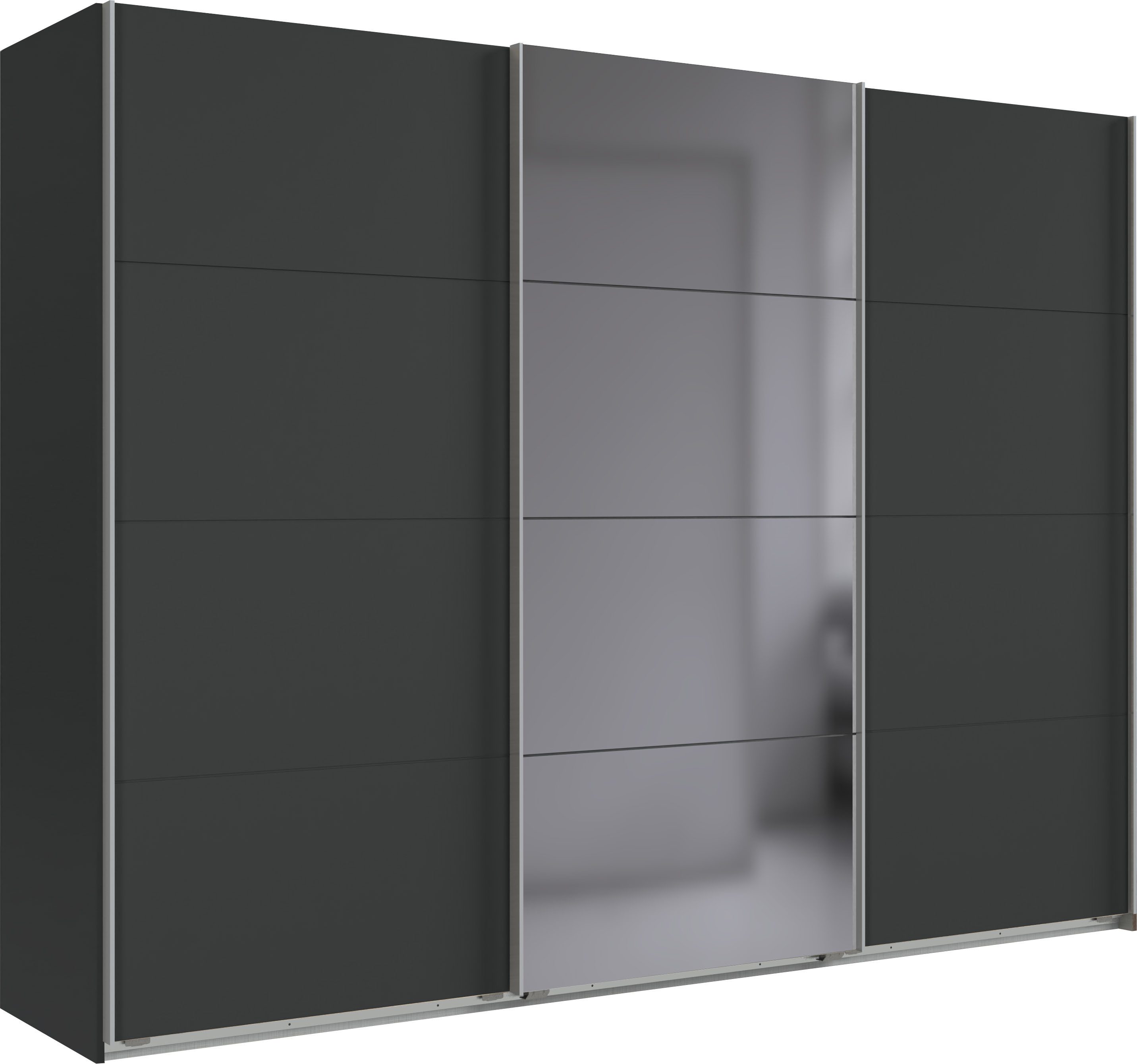 Wimex Schwebetürenschrank Ernie Kleiderschrank mit Spiegel, Made in Germany (Wähle aus verschiedenen Größen deinen perfekten Stauraum) Schlafzimmerschrank in verschiedenen Breiten