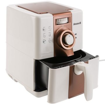 Arebos Heißluftfritteuse Air-Fryer, Friteuse, Heißluft, Fritöse, 1500 W, 1500 W, Fassungsvermögen: 720 g (2,0 L)