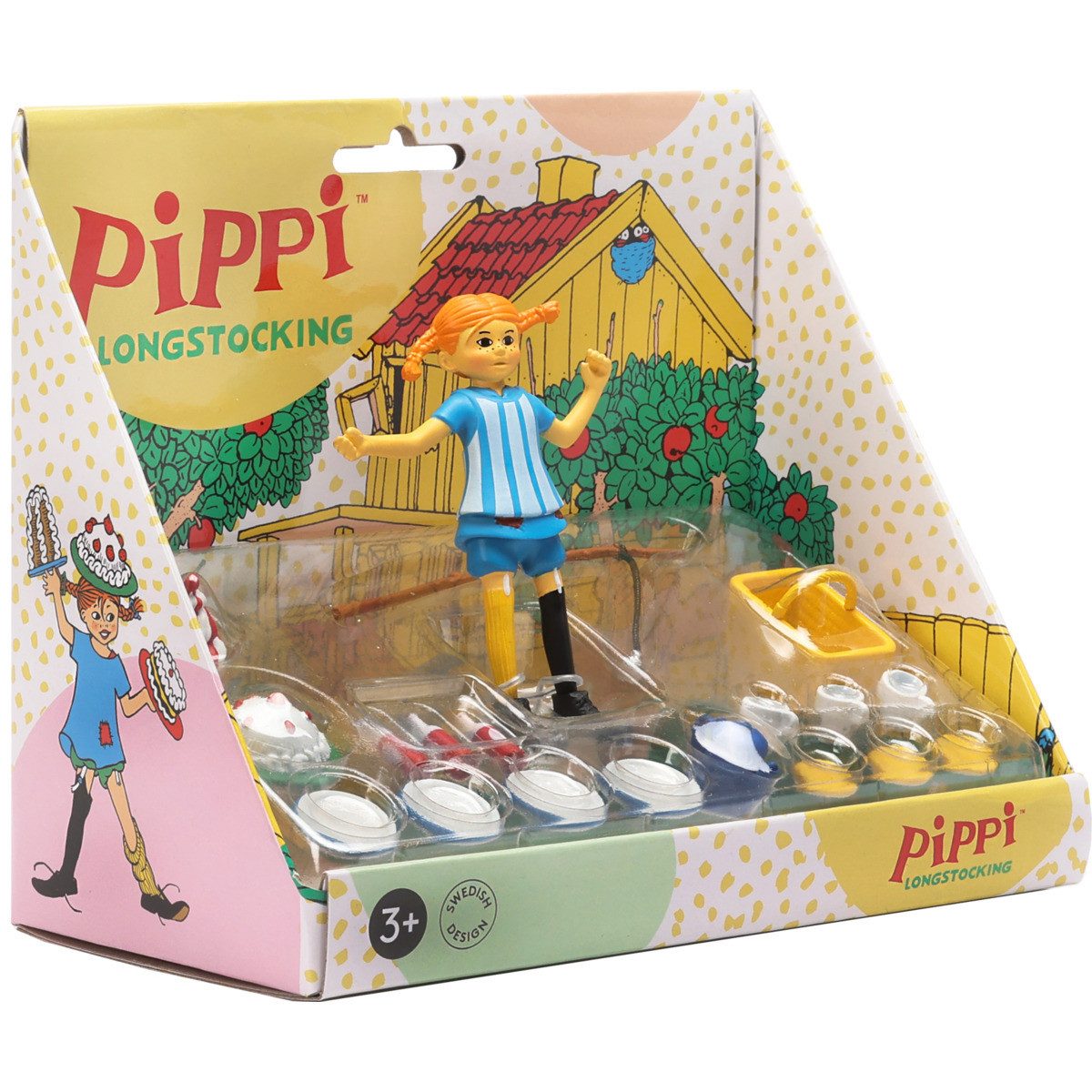 Pippi Langstrumpf Puppenhausmöbel Kaffee Figurenset Mädchen (19tlg) – Bild 4 von 5
