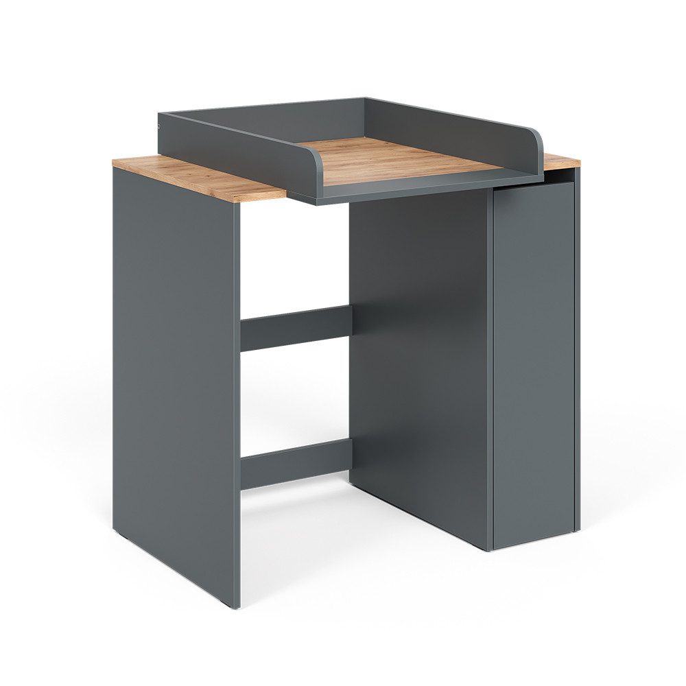 Vicco Waschmaschinenumbauschrank Viktor, Anthrazit/Goldkraft Eiche, 93.6 x günstig online kaufen