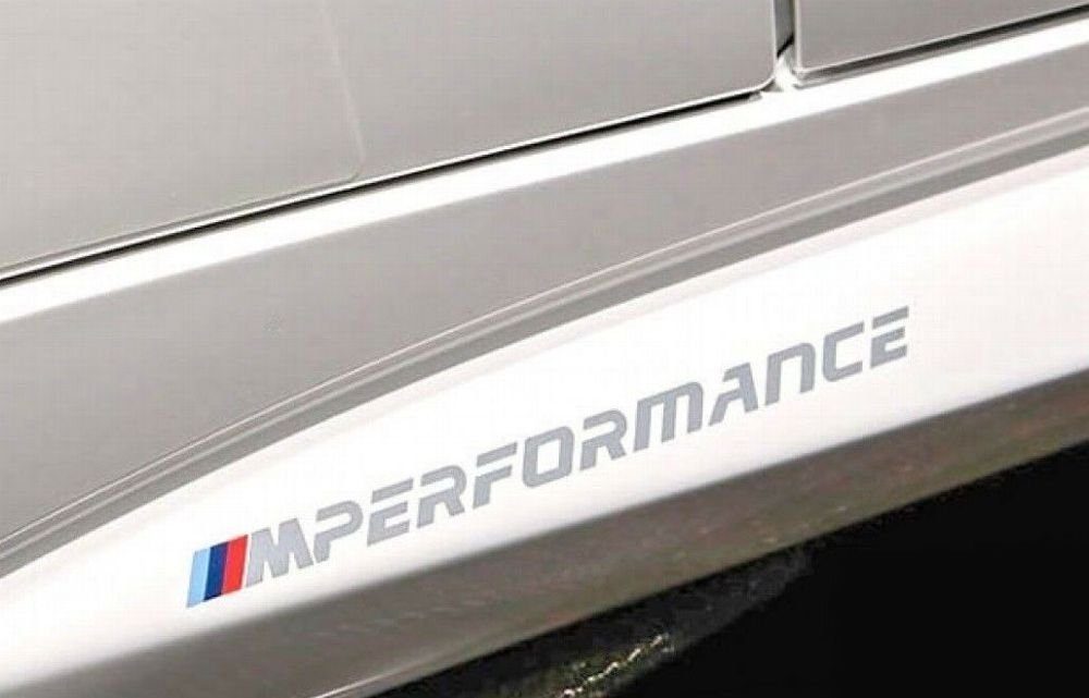 BMW Aufkleber Original BMW M Performance Aufkleber-Set Seitenschweller-Aufkleber, (1tlg)