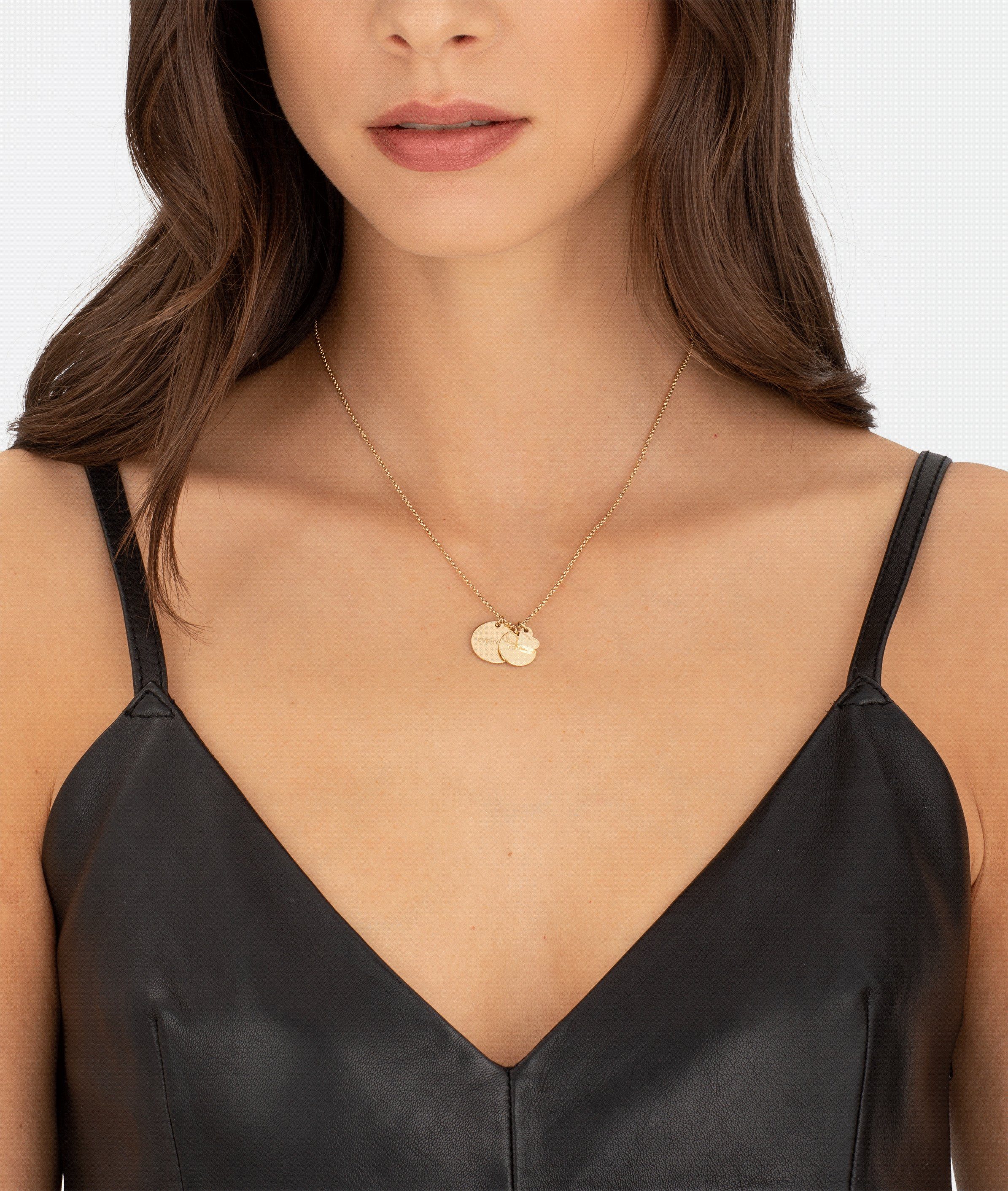 Liebeskind Berlin Kette mit Anhänger Together, Today, Everyday Edelstahl – Bild 5 von 5