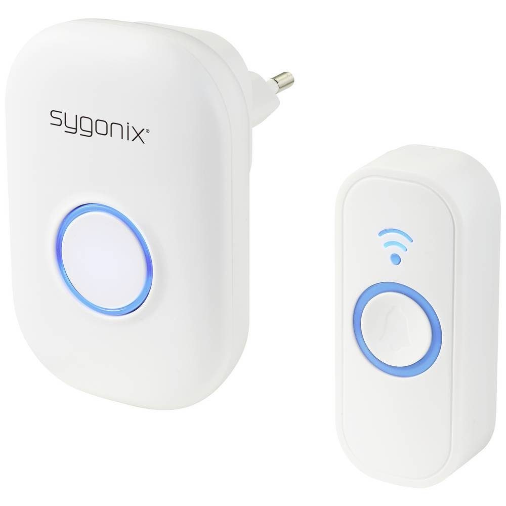 Sygonix Smart Home Türklingel FUNKKLINGEL KOMPLETTSET SY-5225386 (mit Blitzlicht)