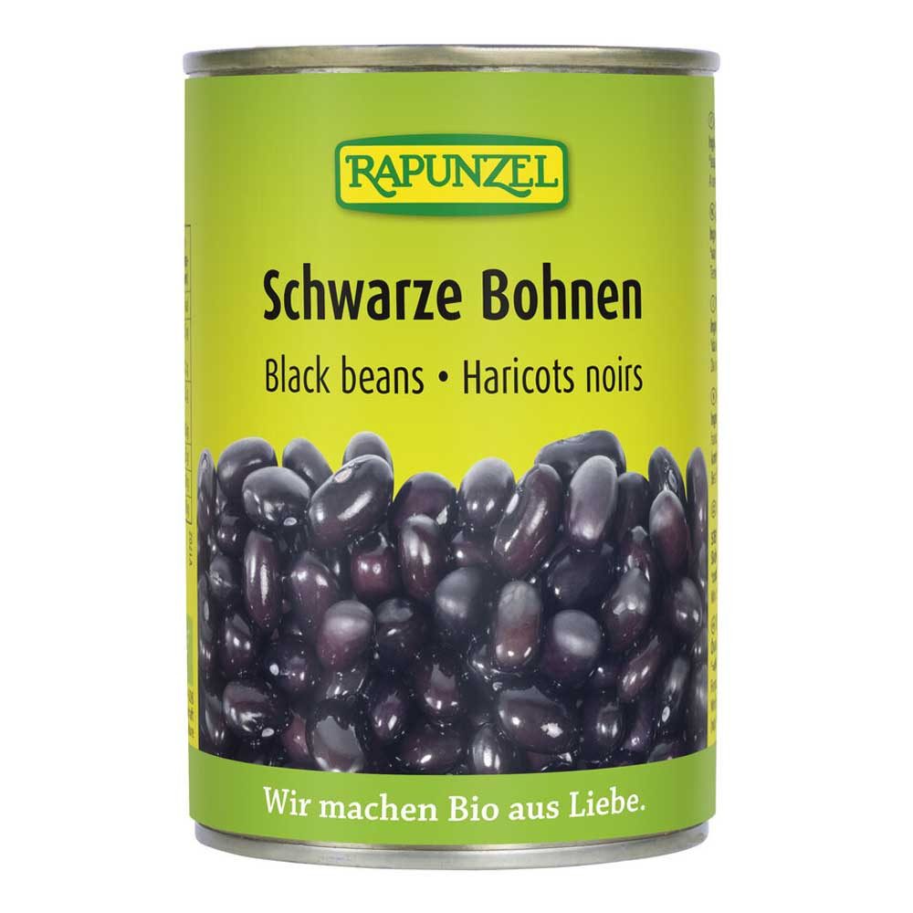 Rapunzel Gemüsekonserve Schwarze Bohnen - Dose 400g