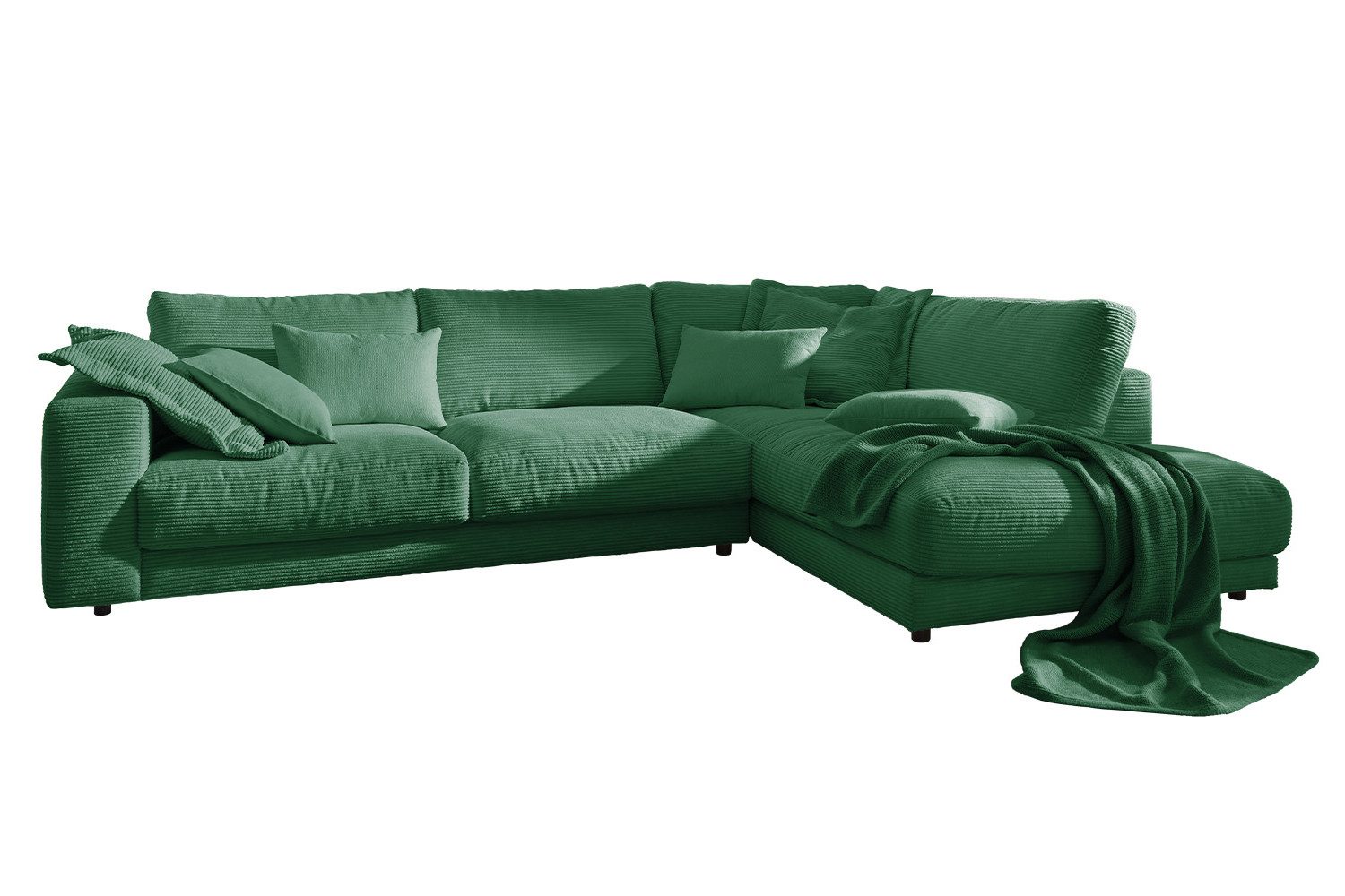 KAWOLA Ecksofa MADELINE, Couch L-Form rechts günstig online kaufen