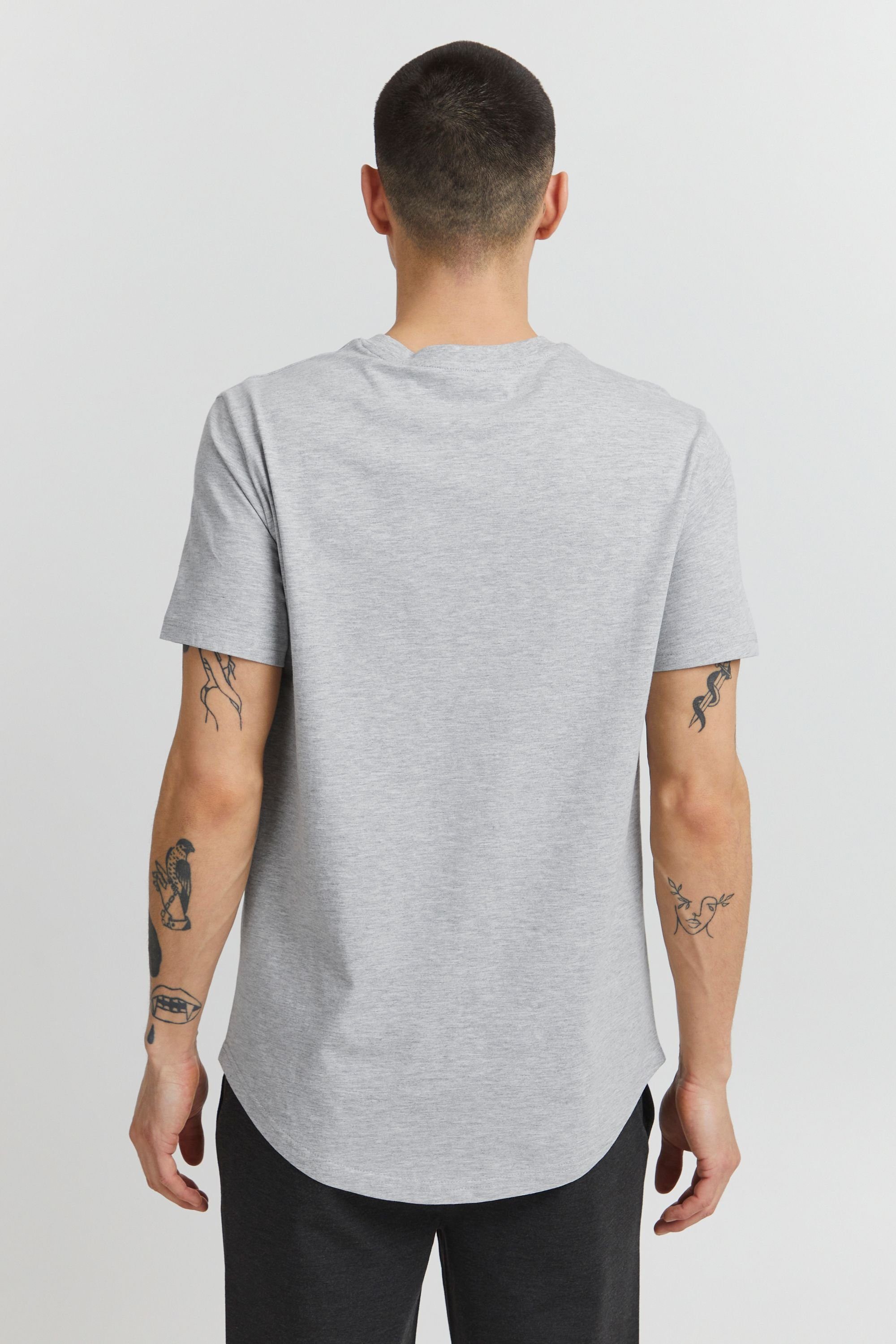Solid T-Shirt SDBasto Light Grey Melange (1541011)