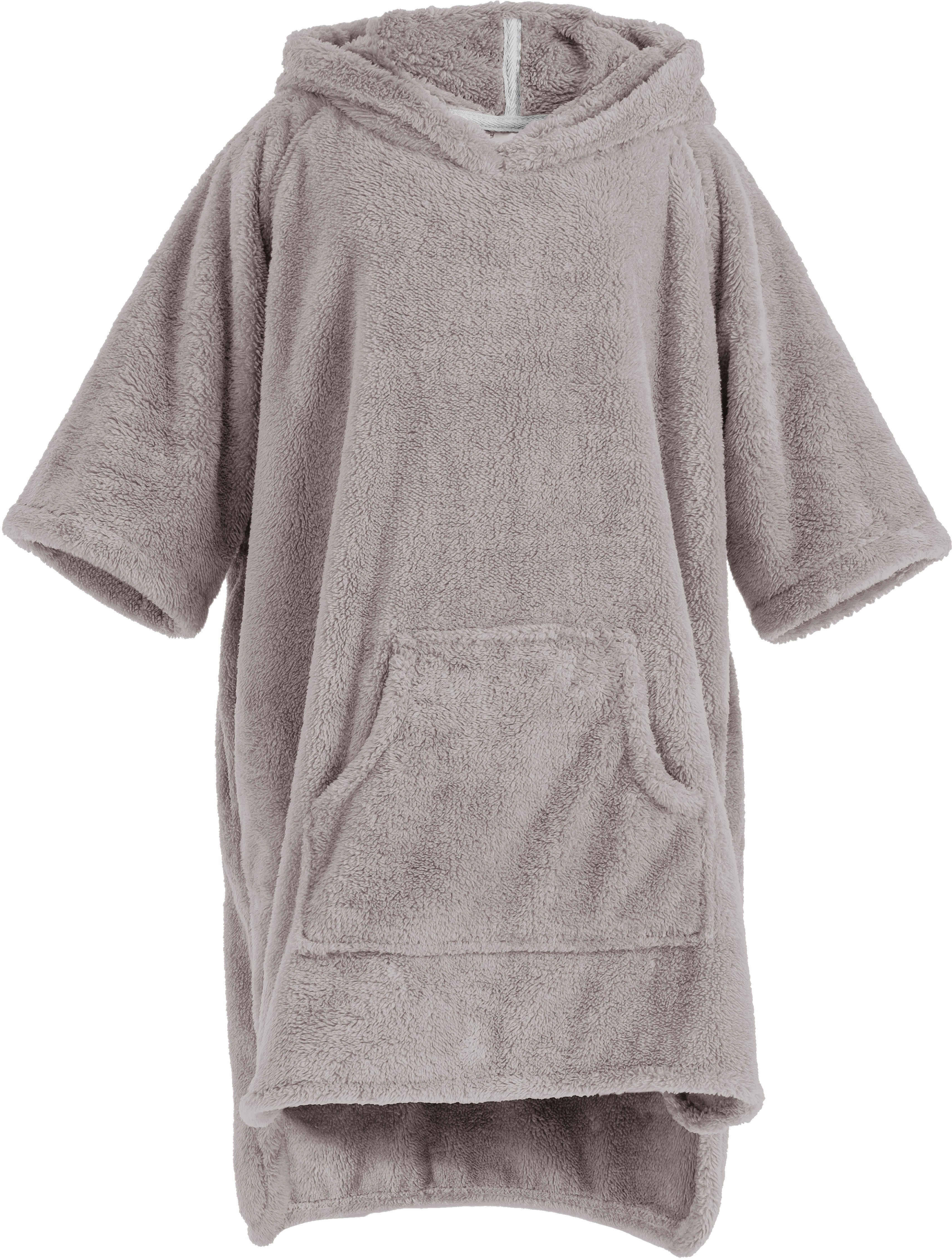 OTTO home Badeponcho Lillou, für Kinder, ideal für Urlaub oder im Schwimmbad, Midilänge, Microfaser, Kapuze, weich und kuschelig, Fleece, plüsch, Surfponcho