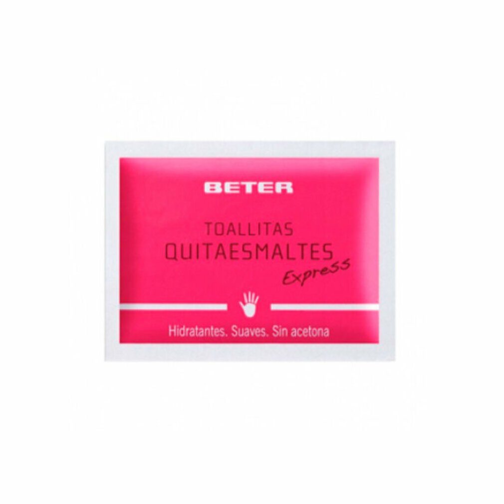 Beter Badebürste Beter Nail Polish Remover Wipes 10U, Unisex