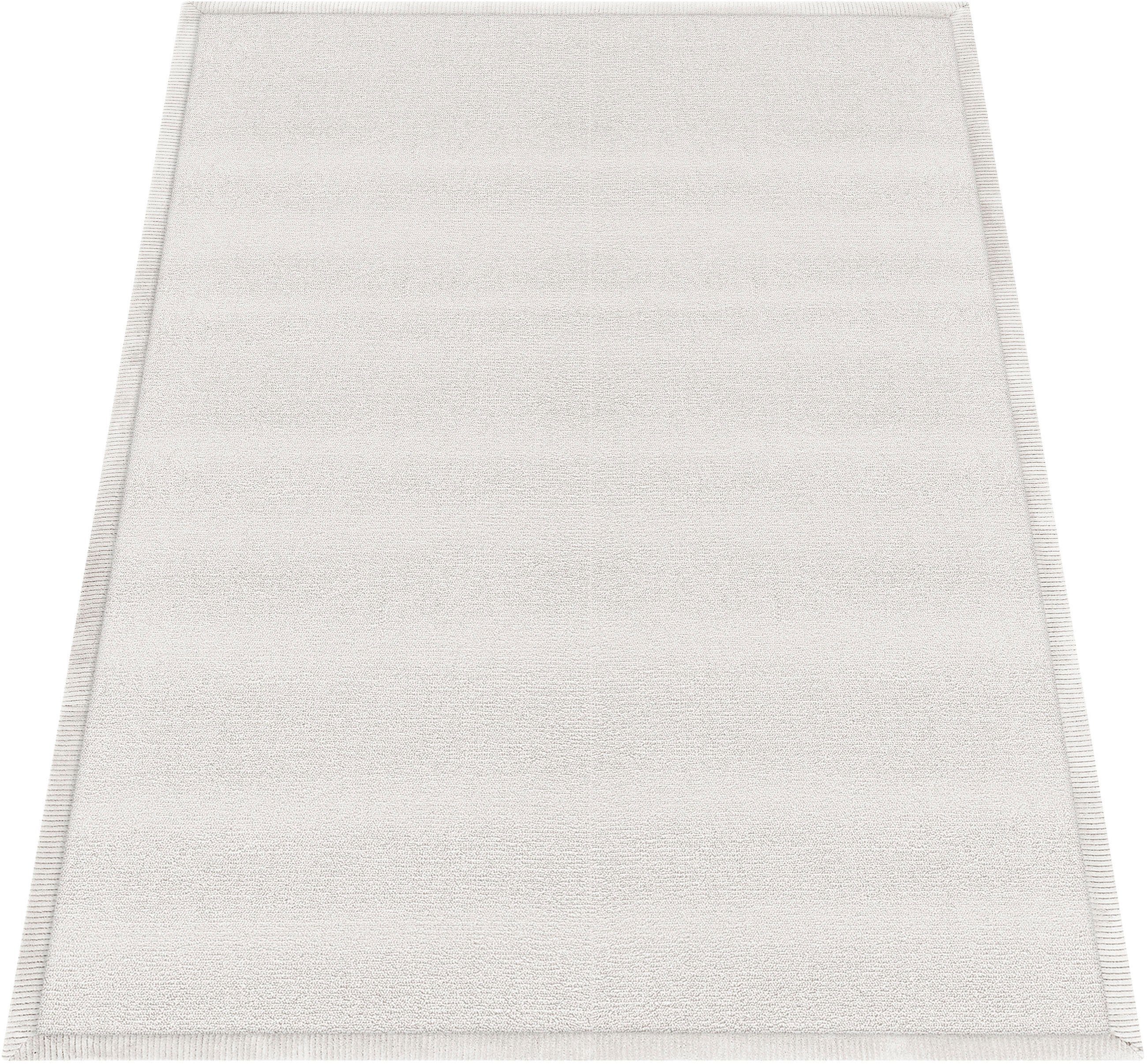 Teppich Tatami waschbar Paco rechteckig, 24 Höhe: hellbeige mit Uni-Farben, Foam, 475, Memory mm, Home, Kurzflor