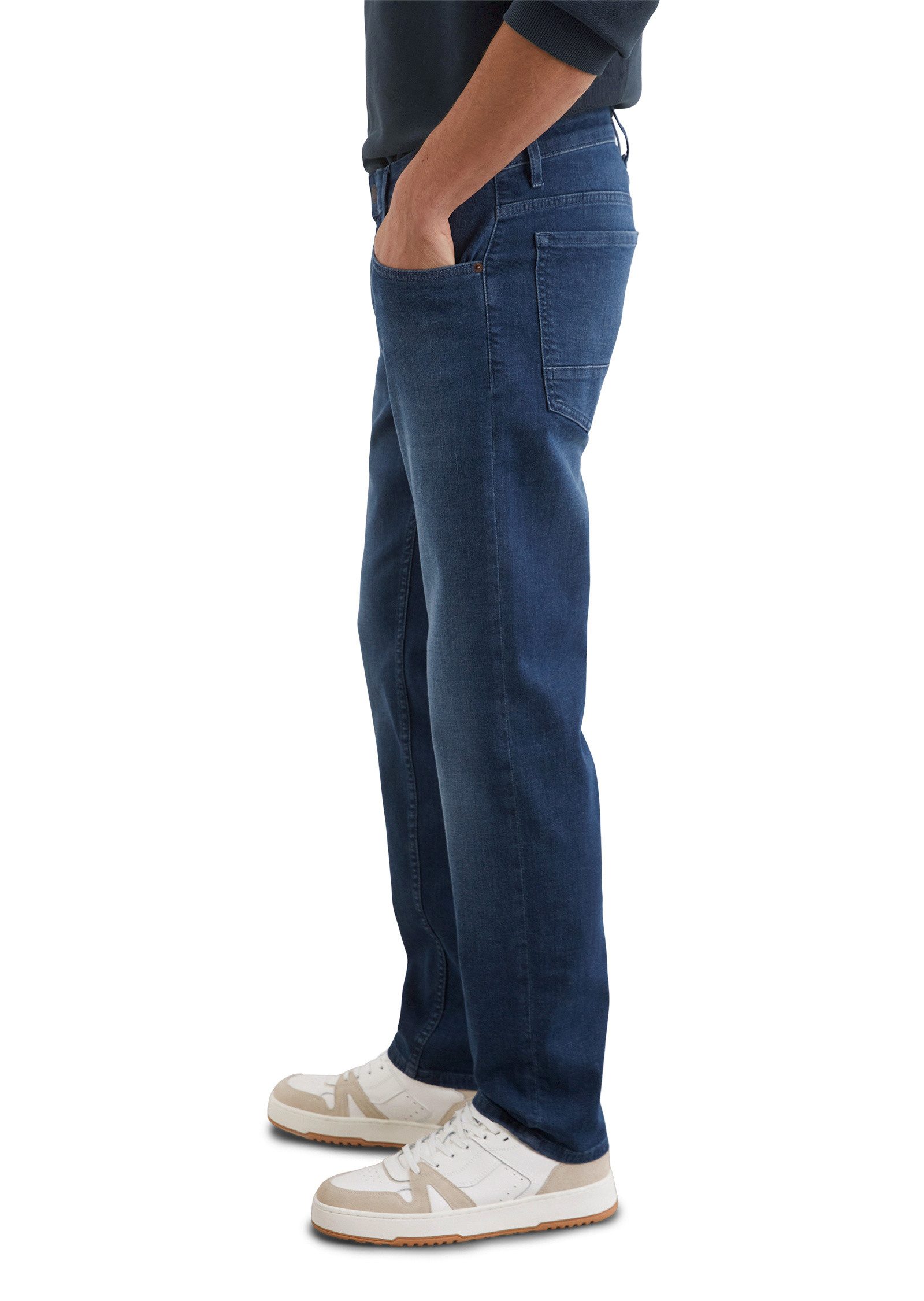 Marc O'Polo Regular-fit-Jeans aus leichtem Bio-Baumwoll-Mix günstig online kaufen
